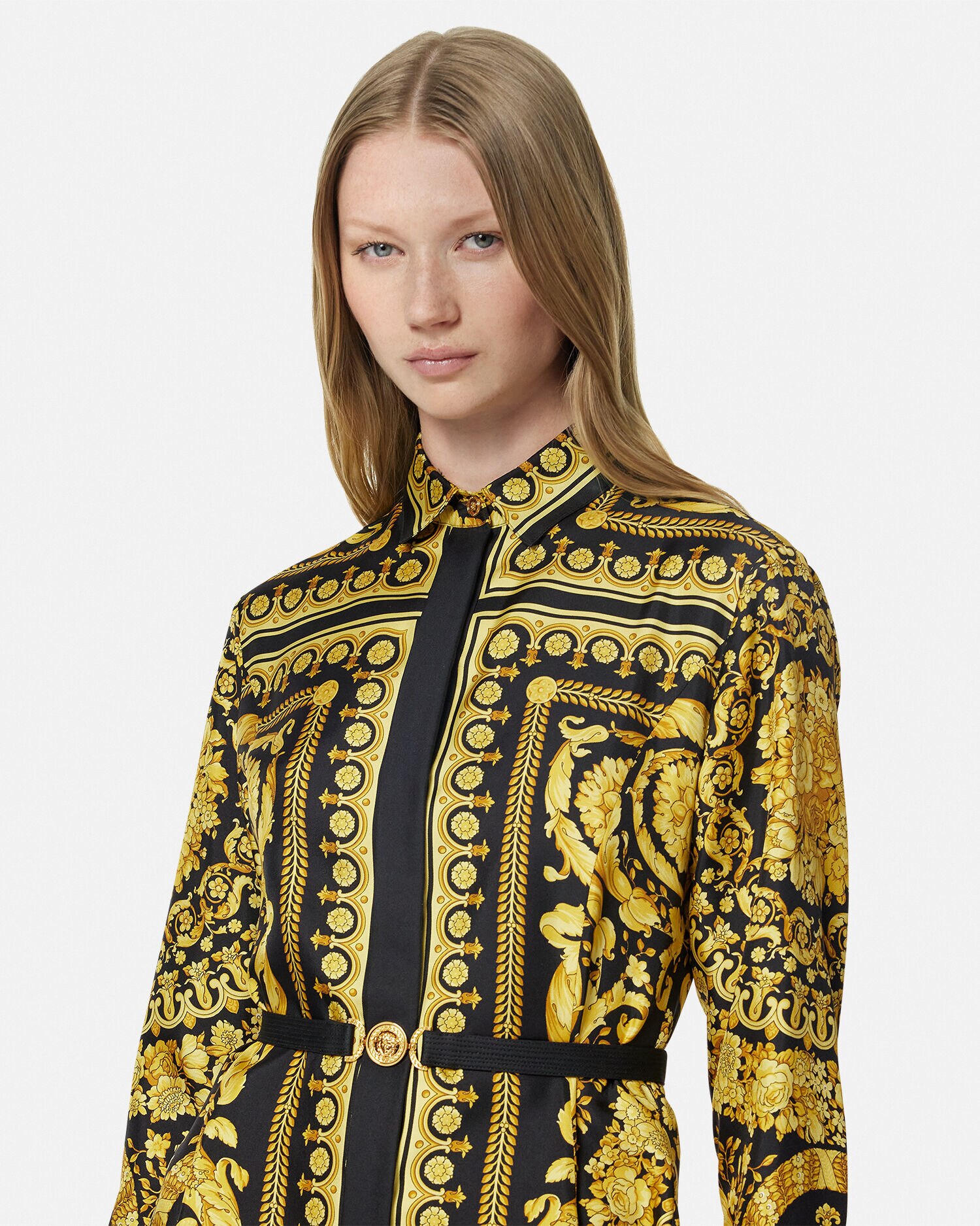 Versace barocco print top