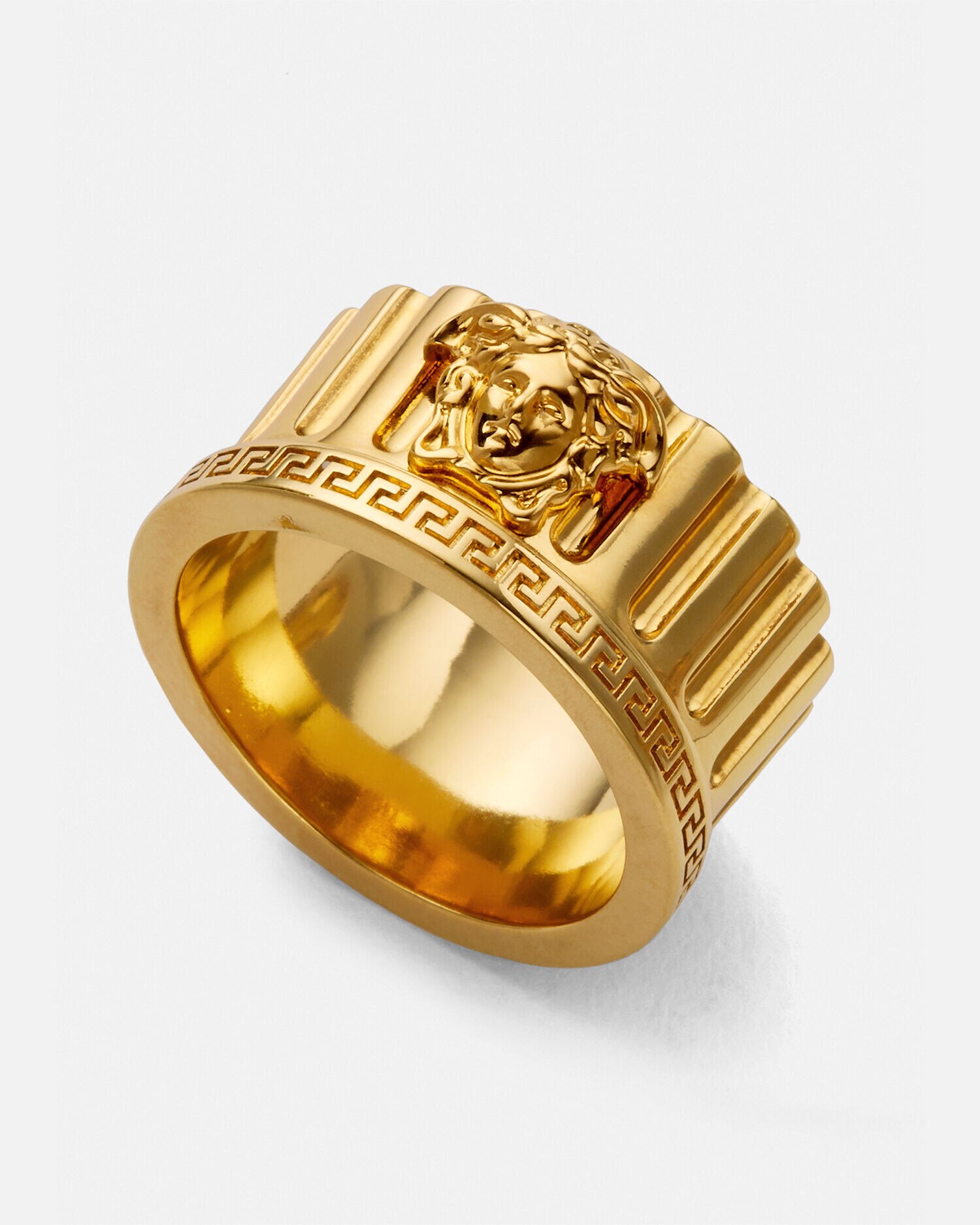 Versace ring deals medusa