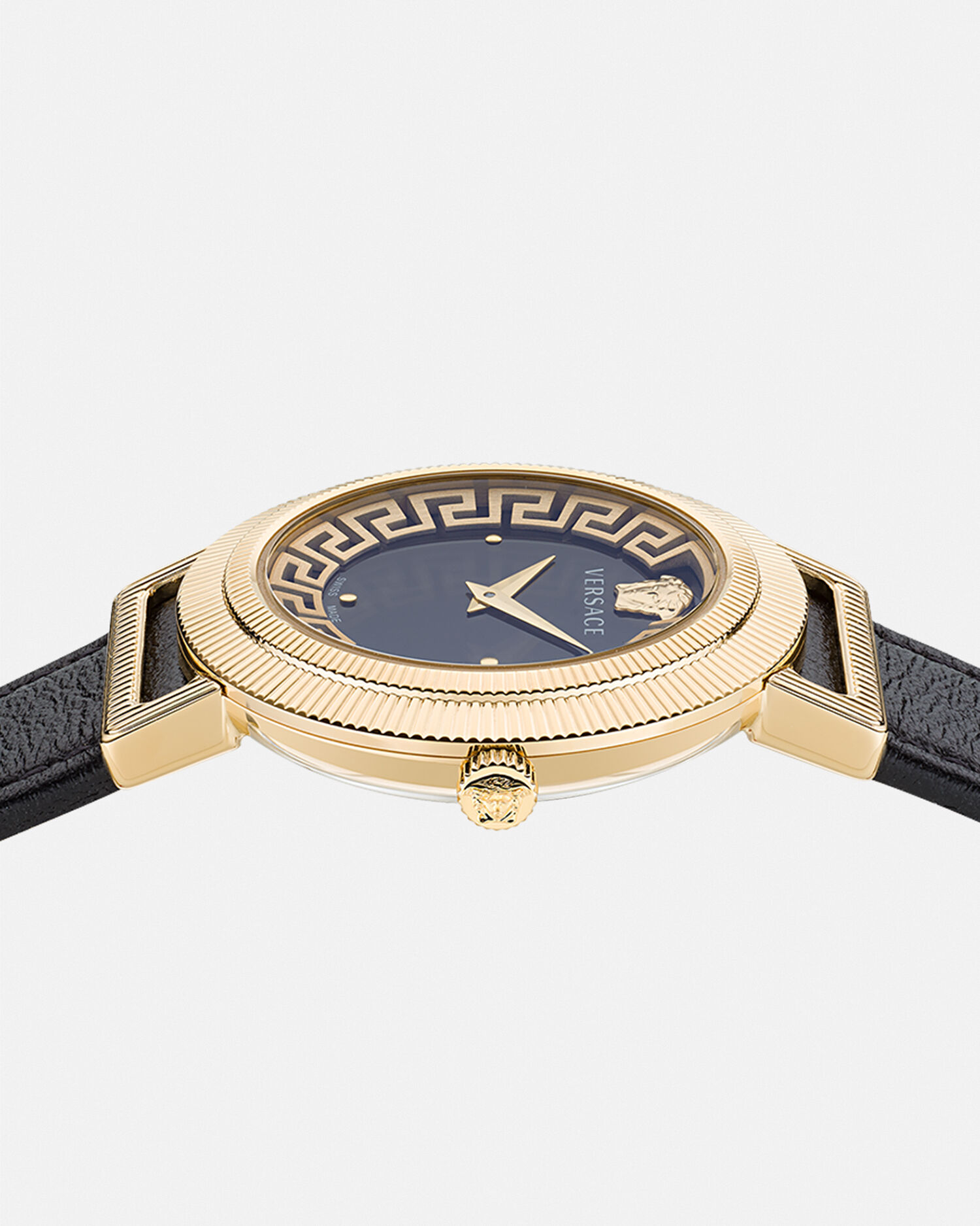 Versace black cheap daphnis watch