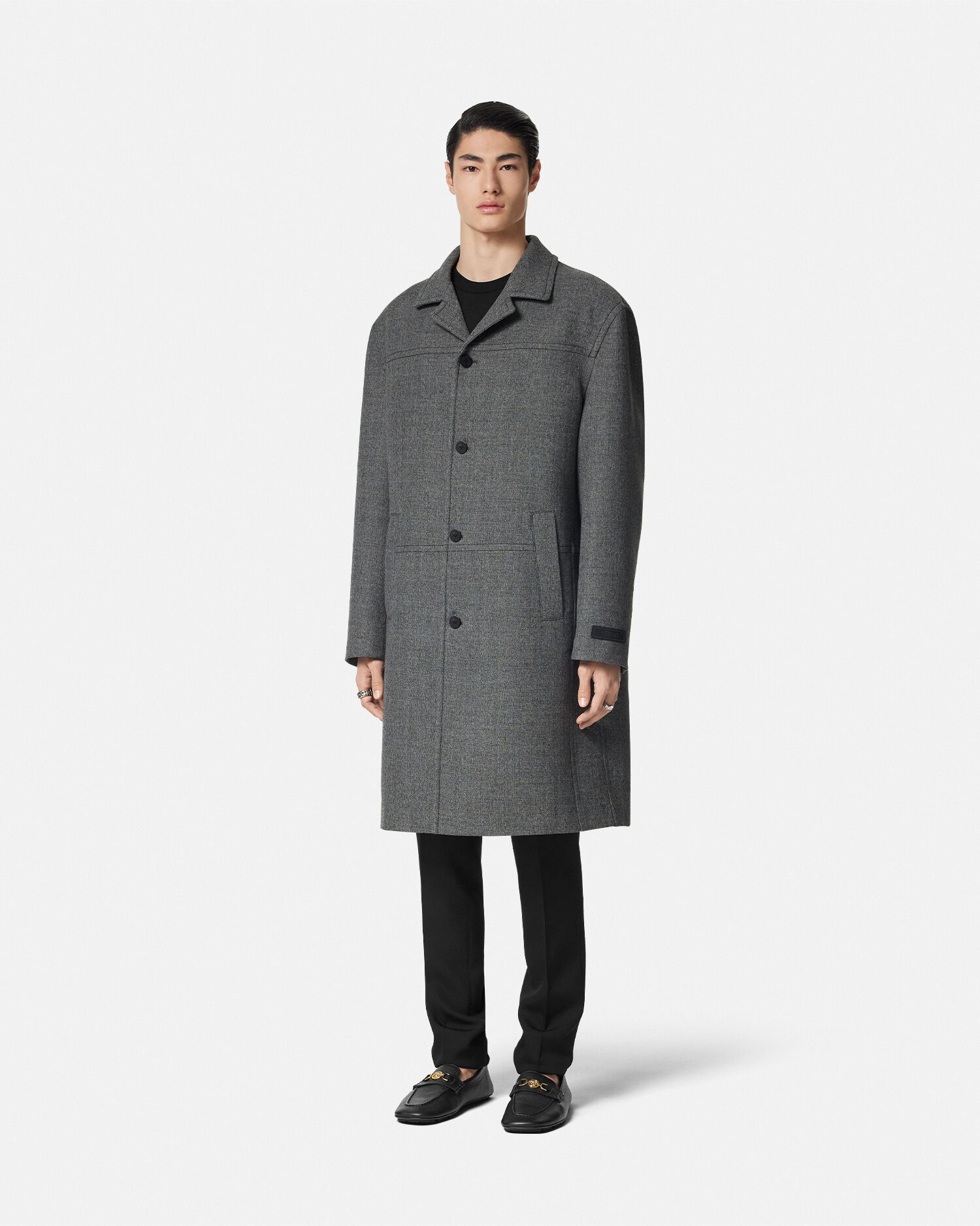 Versace long coat new arrivals