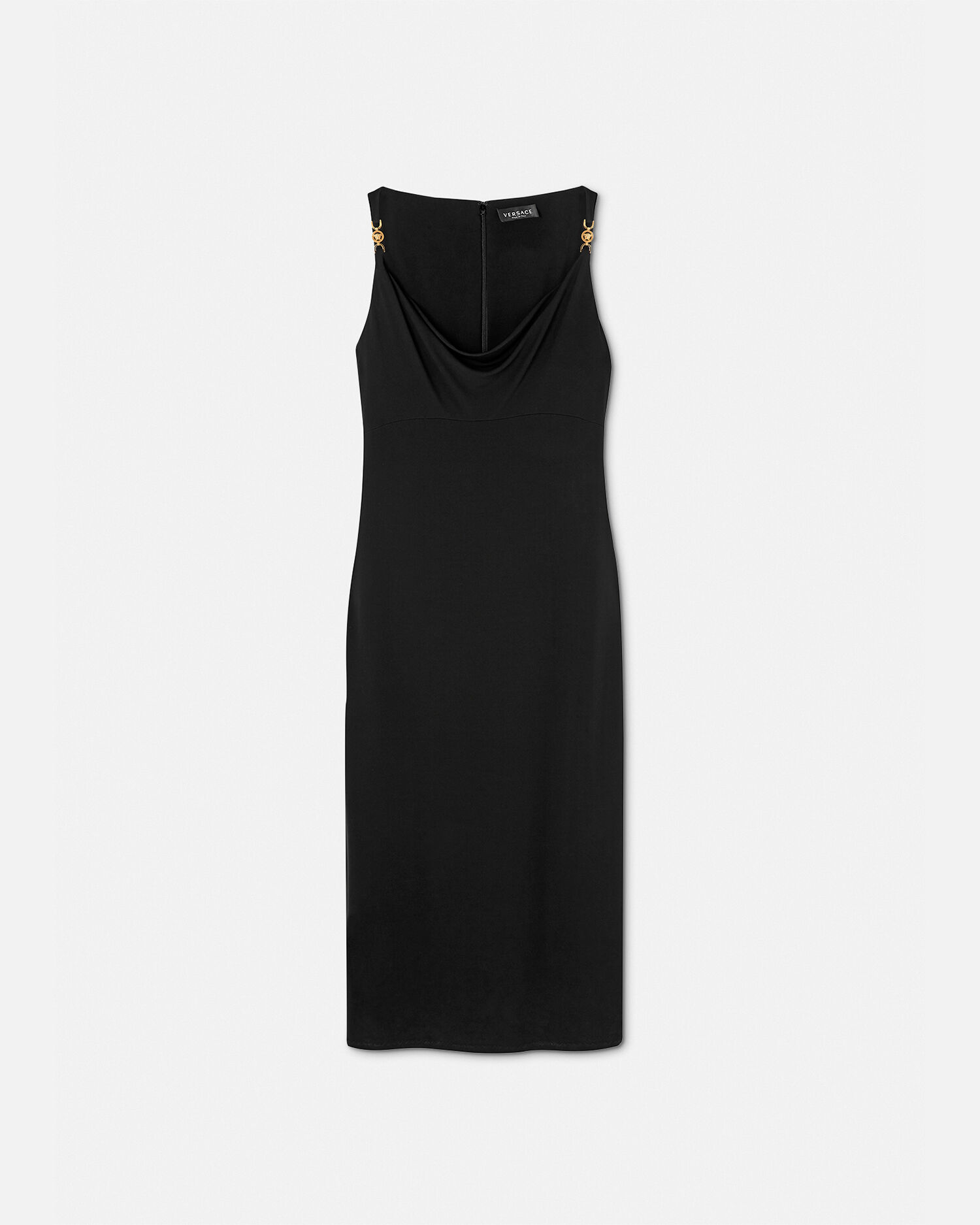 Medusa Midi Dress Black Versace US
