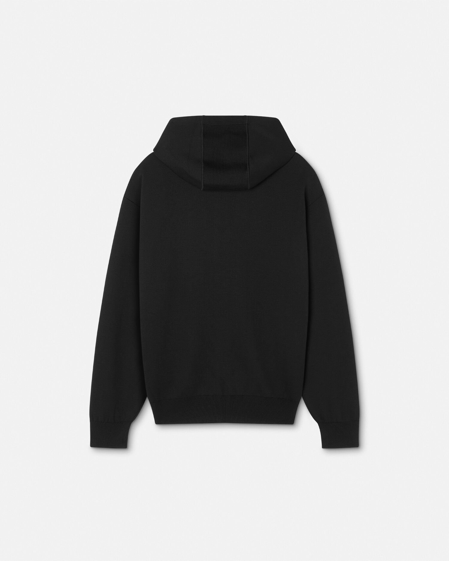 Embroidered Chinese New Year Knit Zip Hoodie | VERSACE