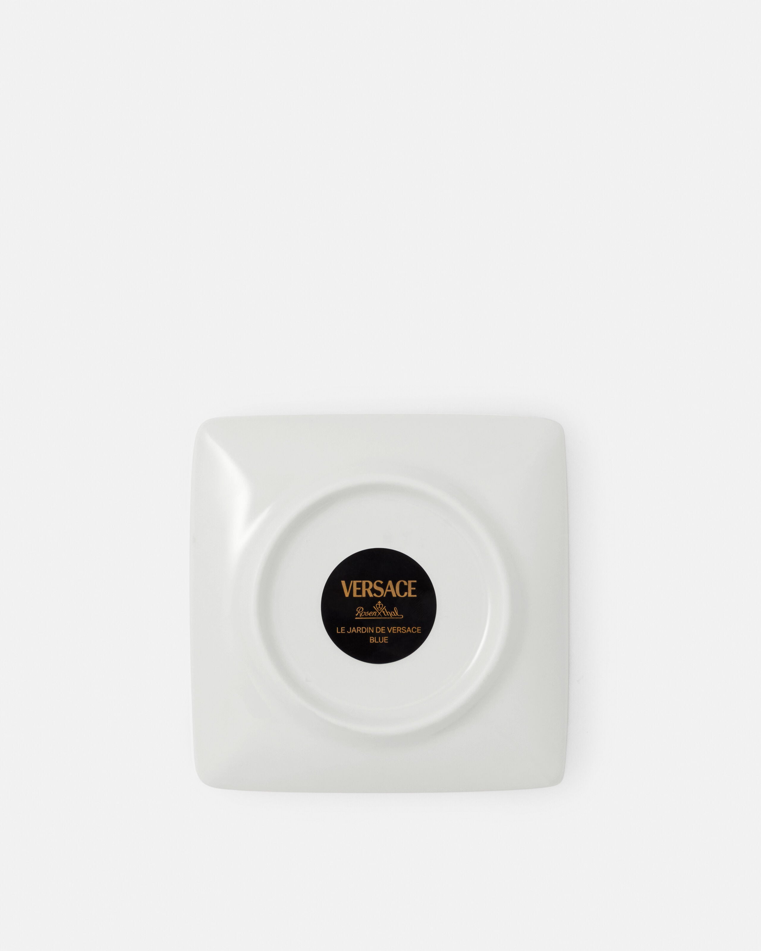 Le Jardin Square Plate 12 cm Blue | VERSACE US