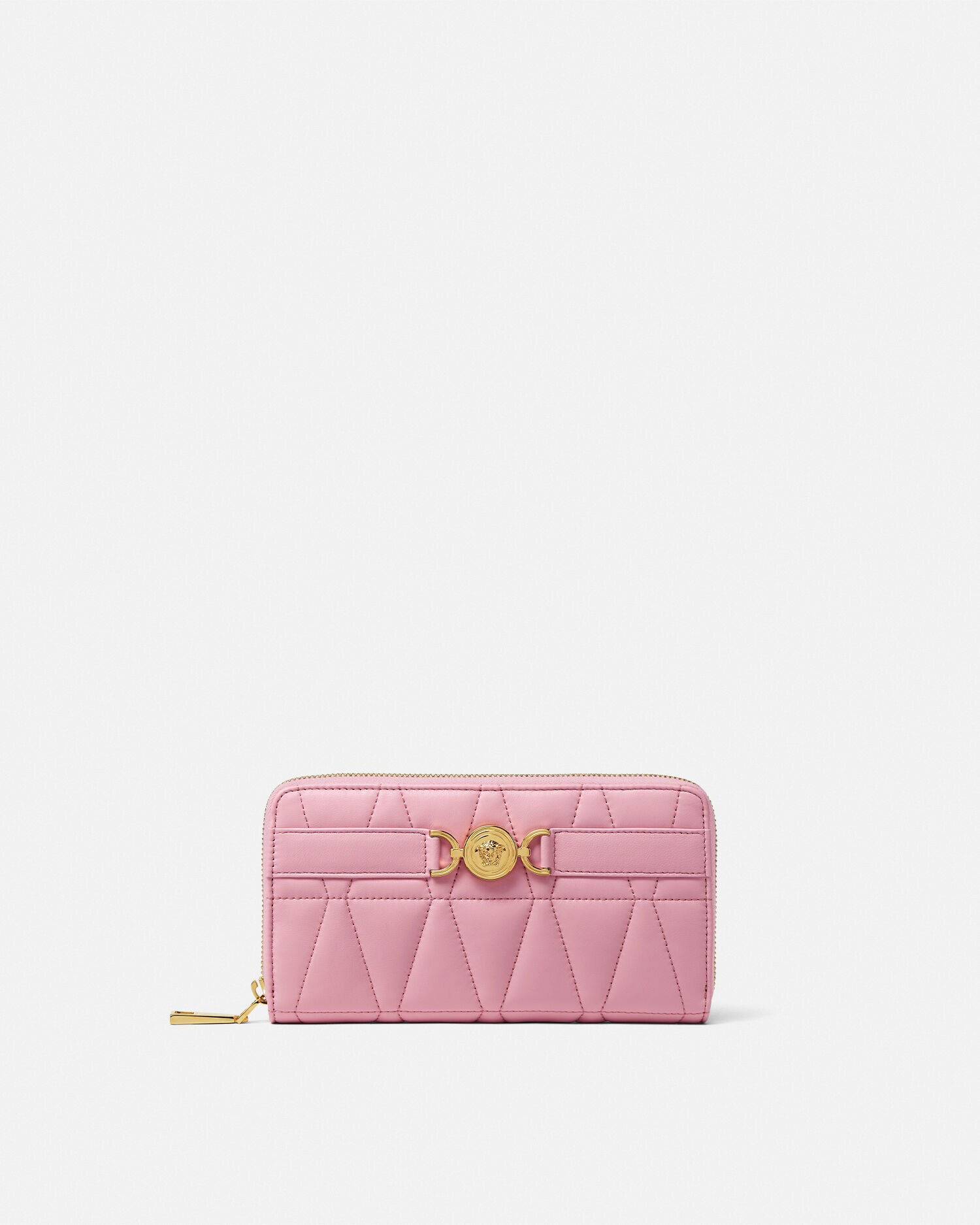 Medusa '95 Quilted Long Wallet Pink | VERSACE US