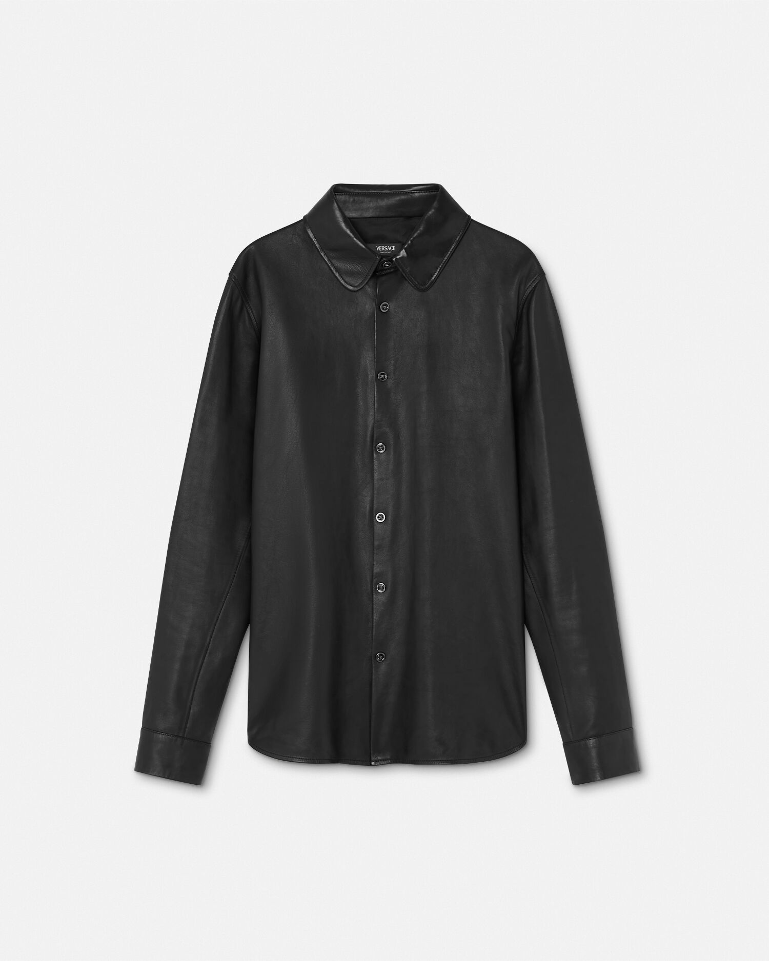 Leather versace shirt clearance