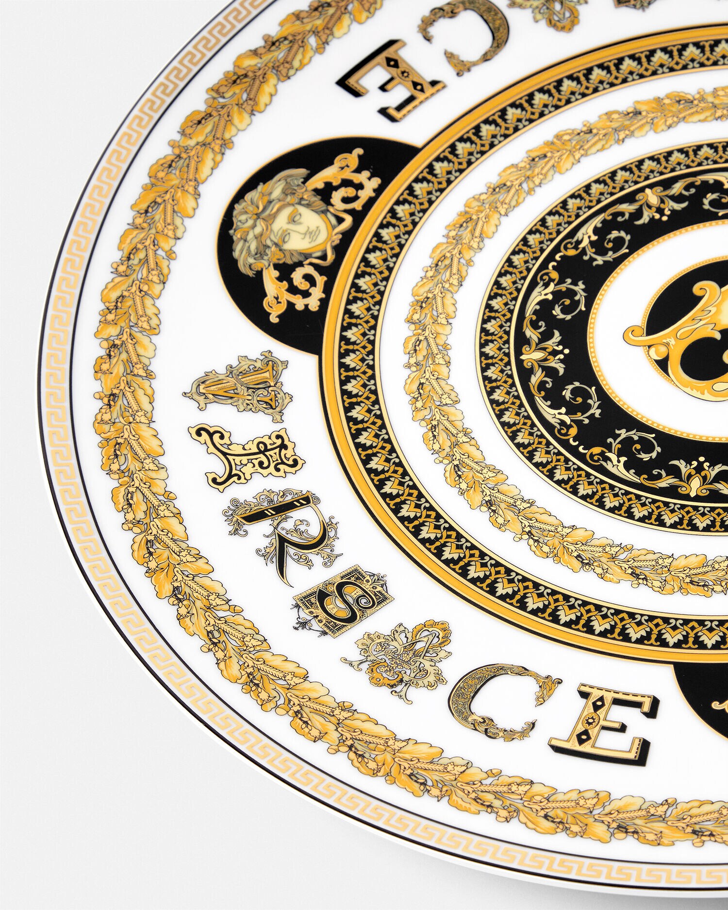 Virtus Alphabet B Charger Plate 13"