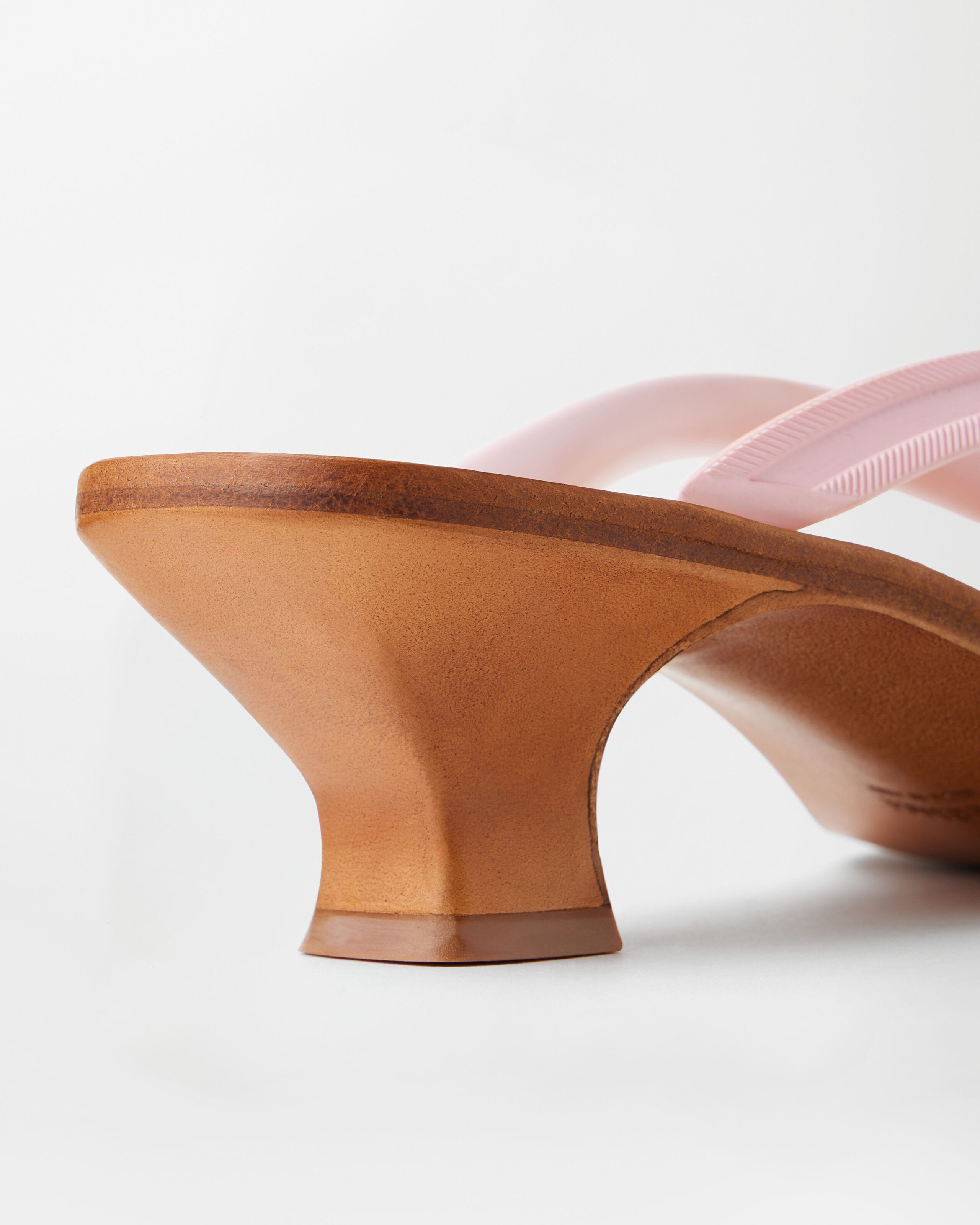 Sophie Rubber Thong Sandals 40 mm Pink | VERSACE US
