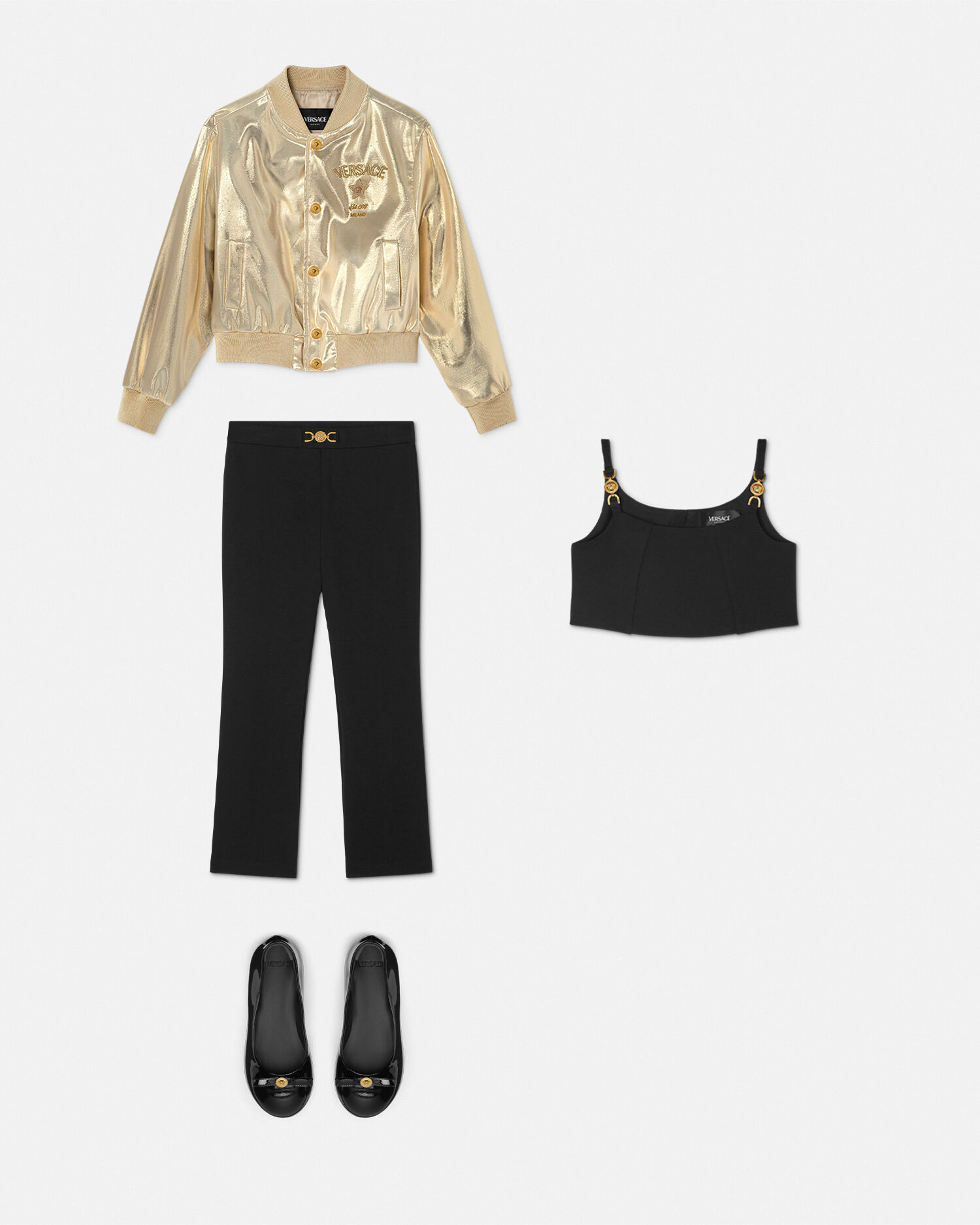 Versace bomber jacket gold on sale