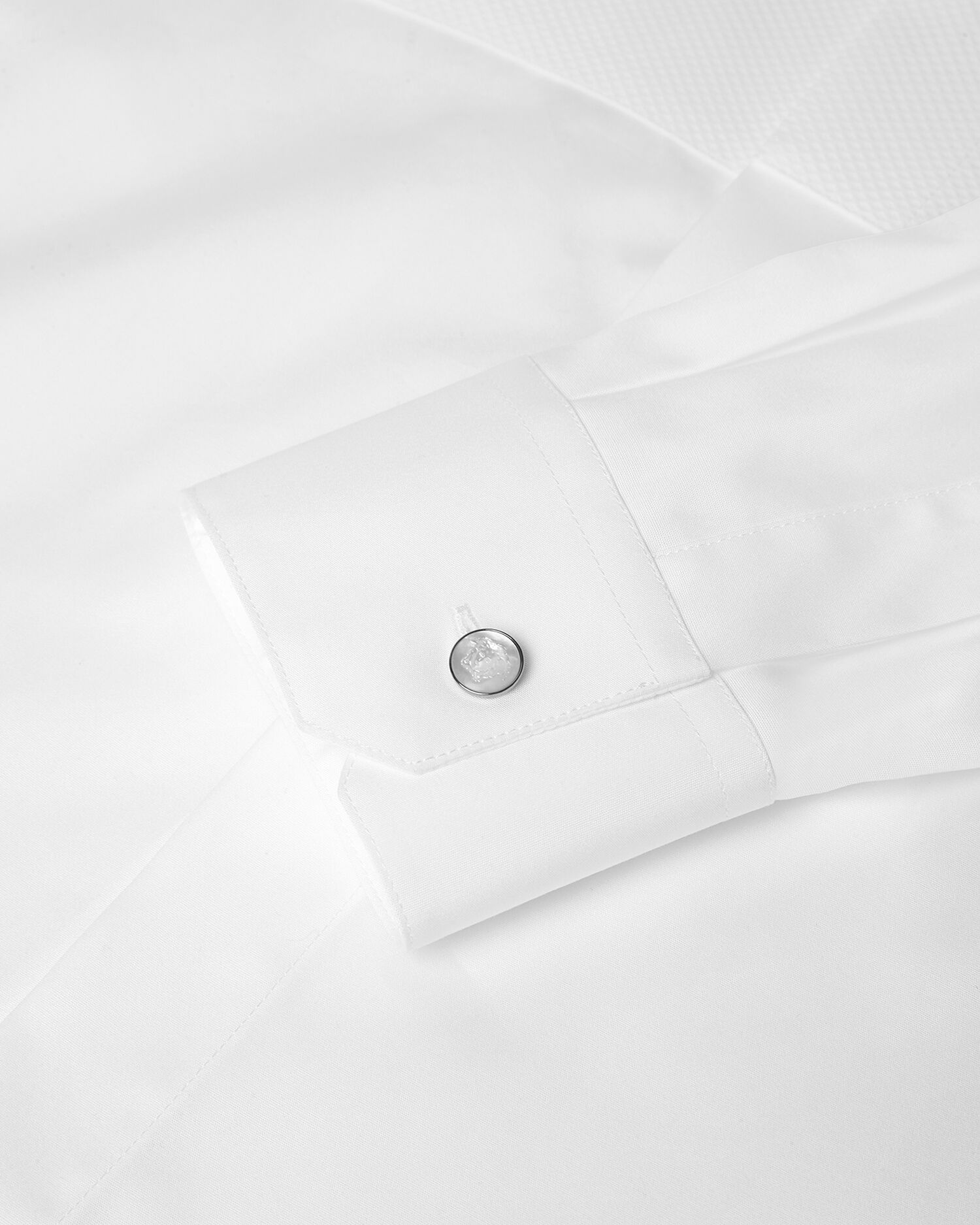 Versace white dress shirt cheap