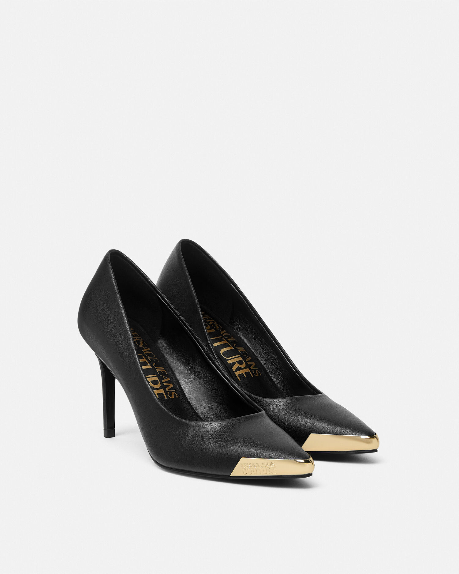 Versace black pumps store