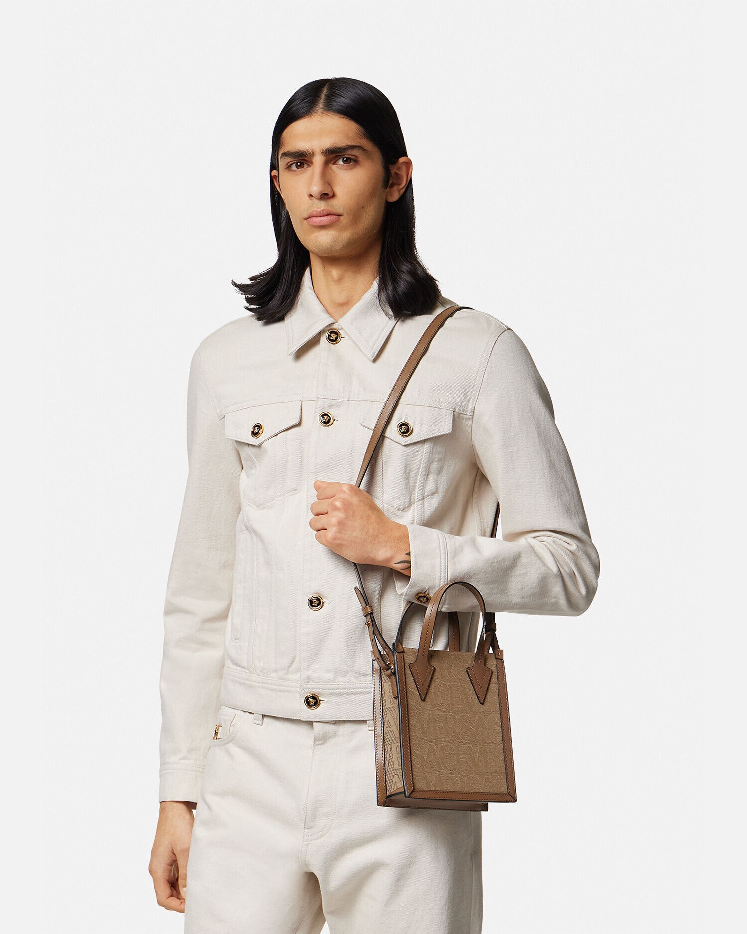 Sac bandouli re Versace Allover