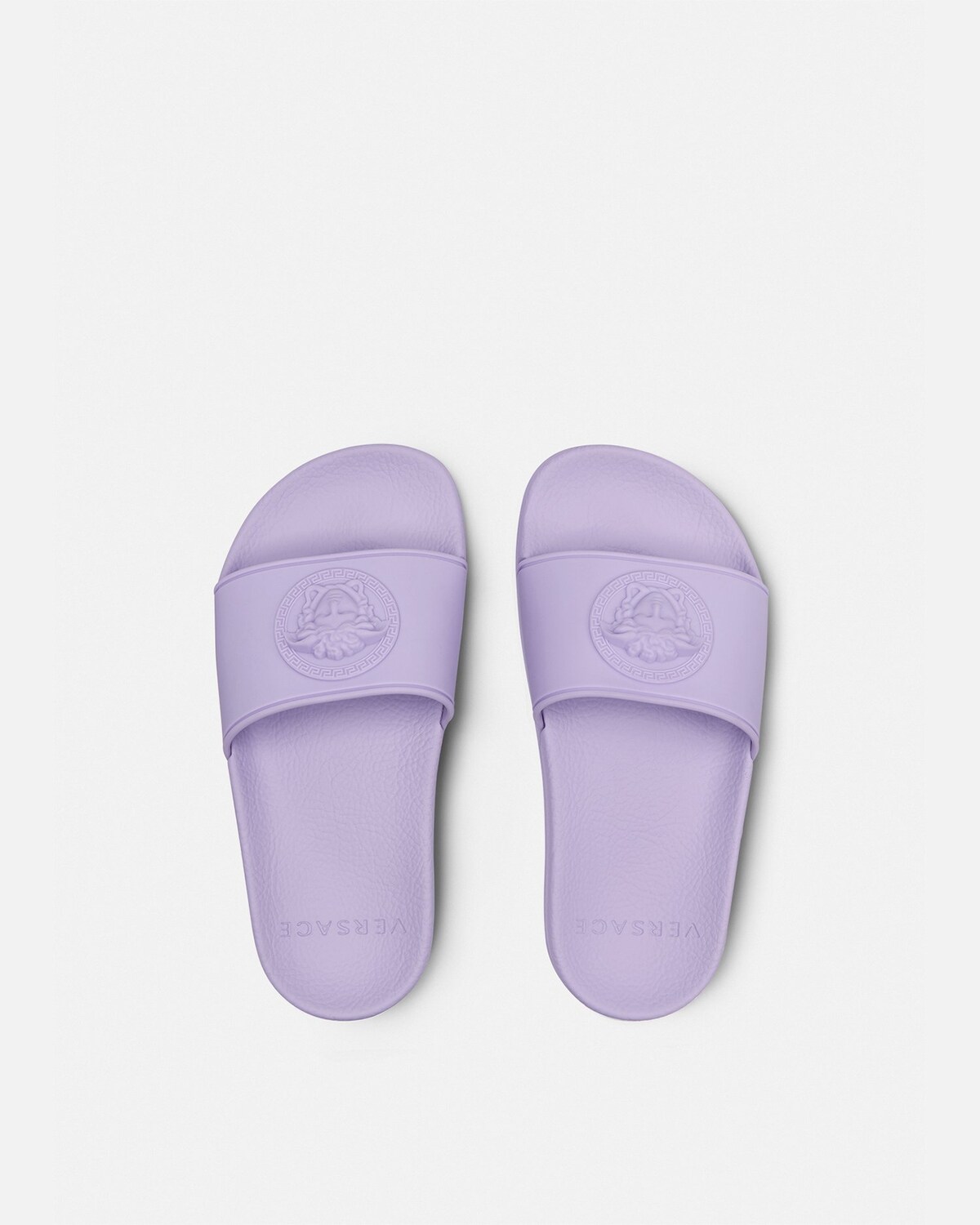 Versace Kids Rubber Slides Violet 3