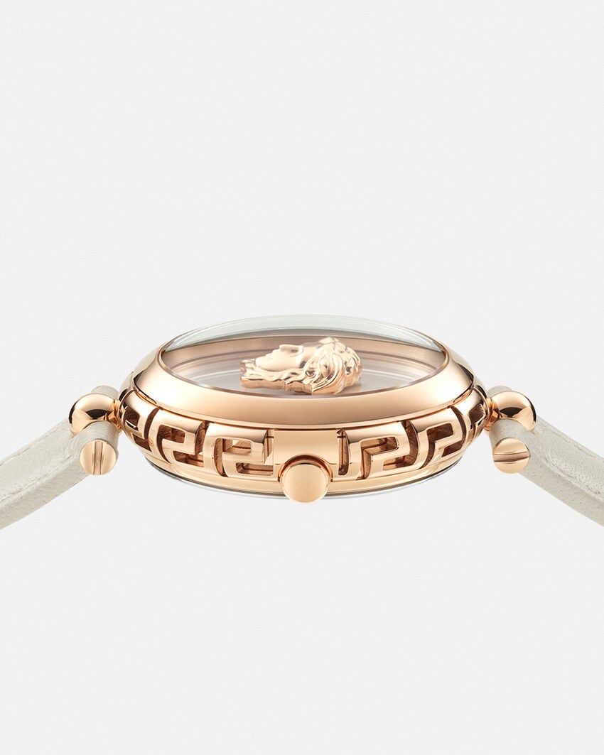 Medusa Jewel Watch  White+Gold 3