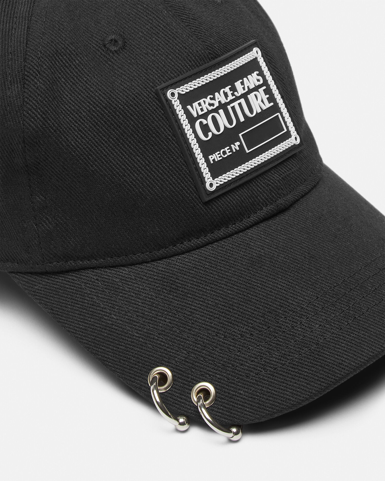 Piece Number Piercing Baseball Cap | VERSACE US