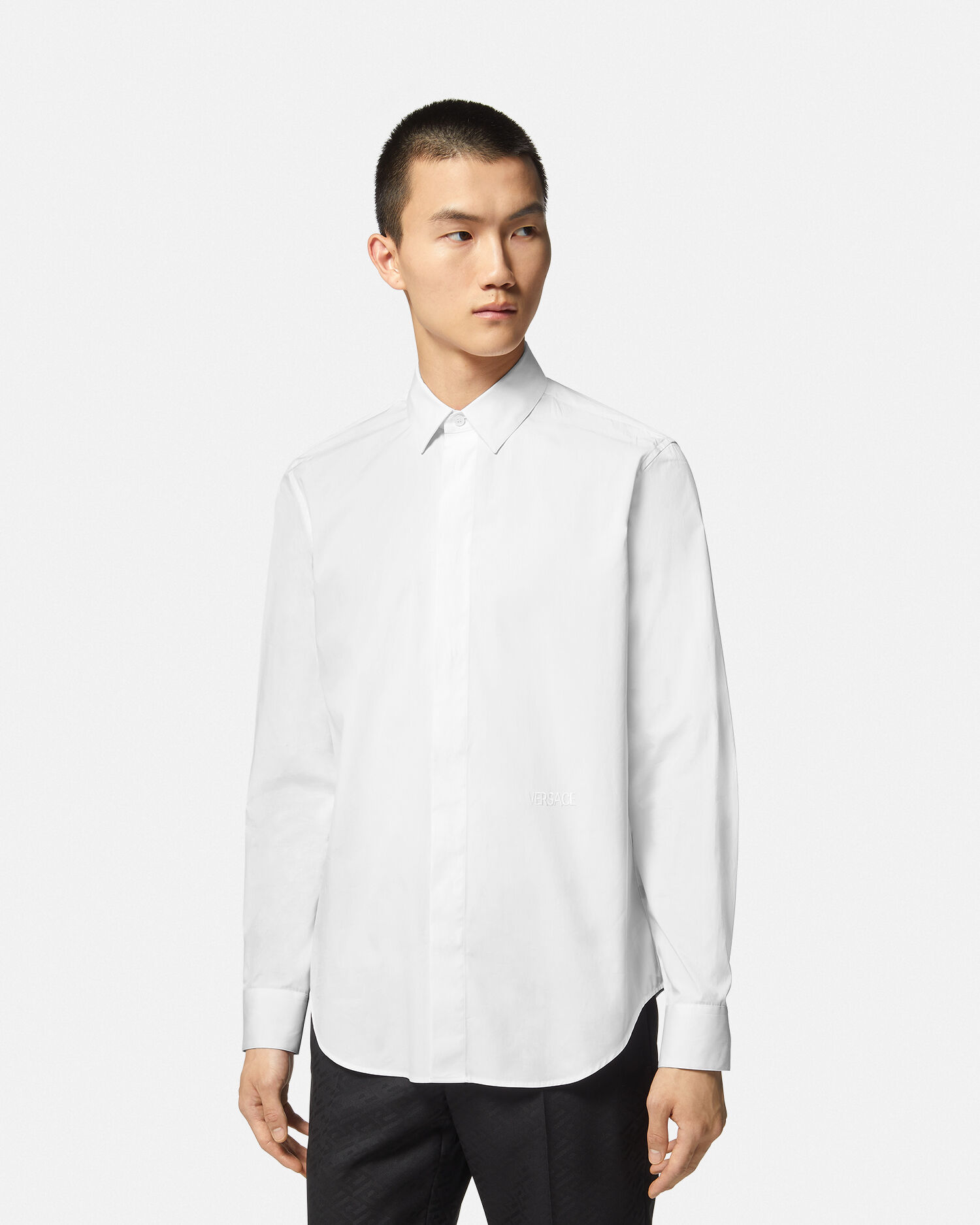 White versace dress shirt store