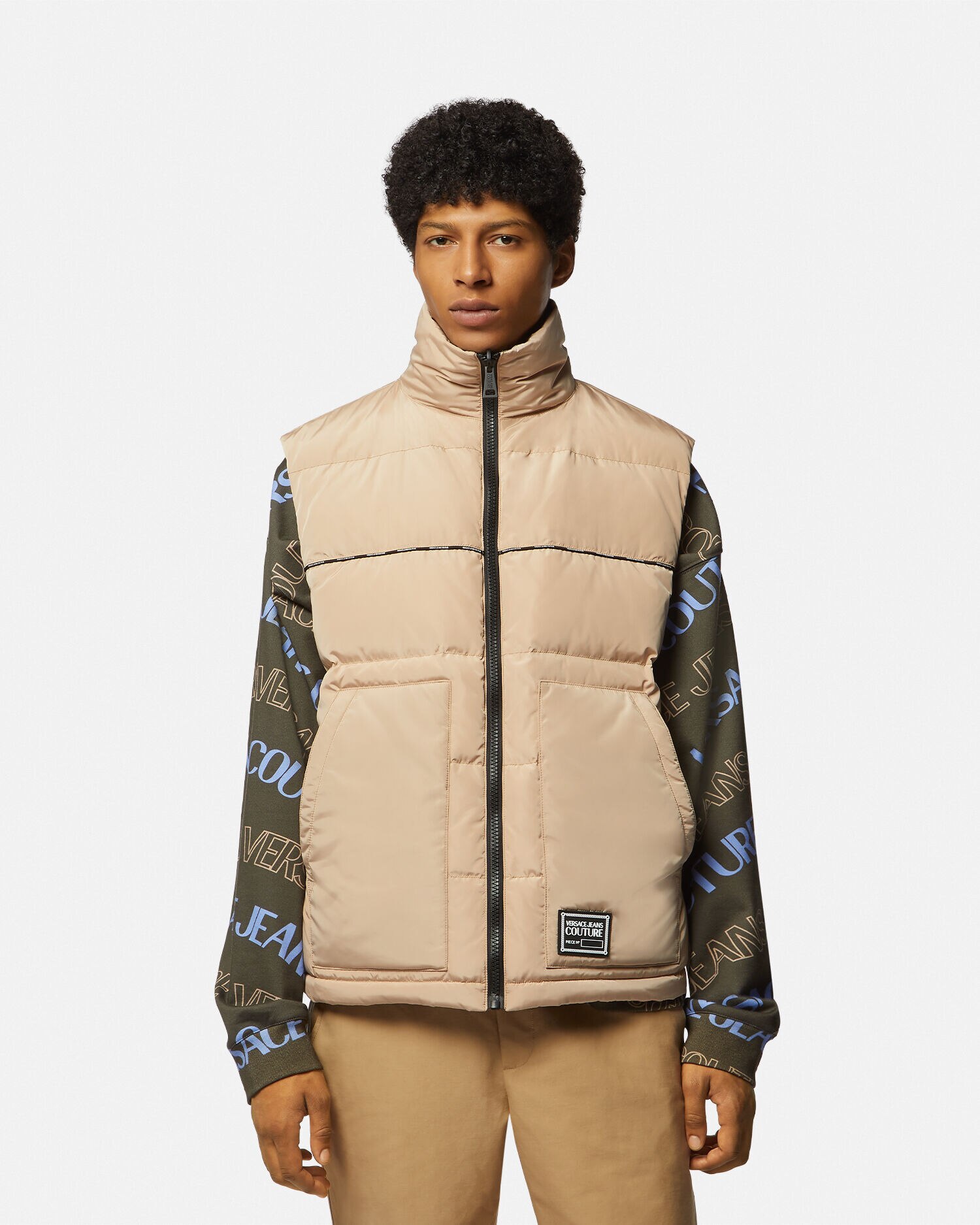 Doudoune sans 2025 manche versace