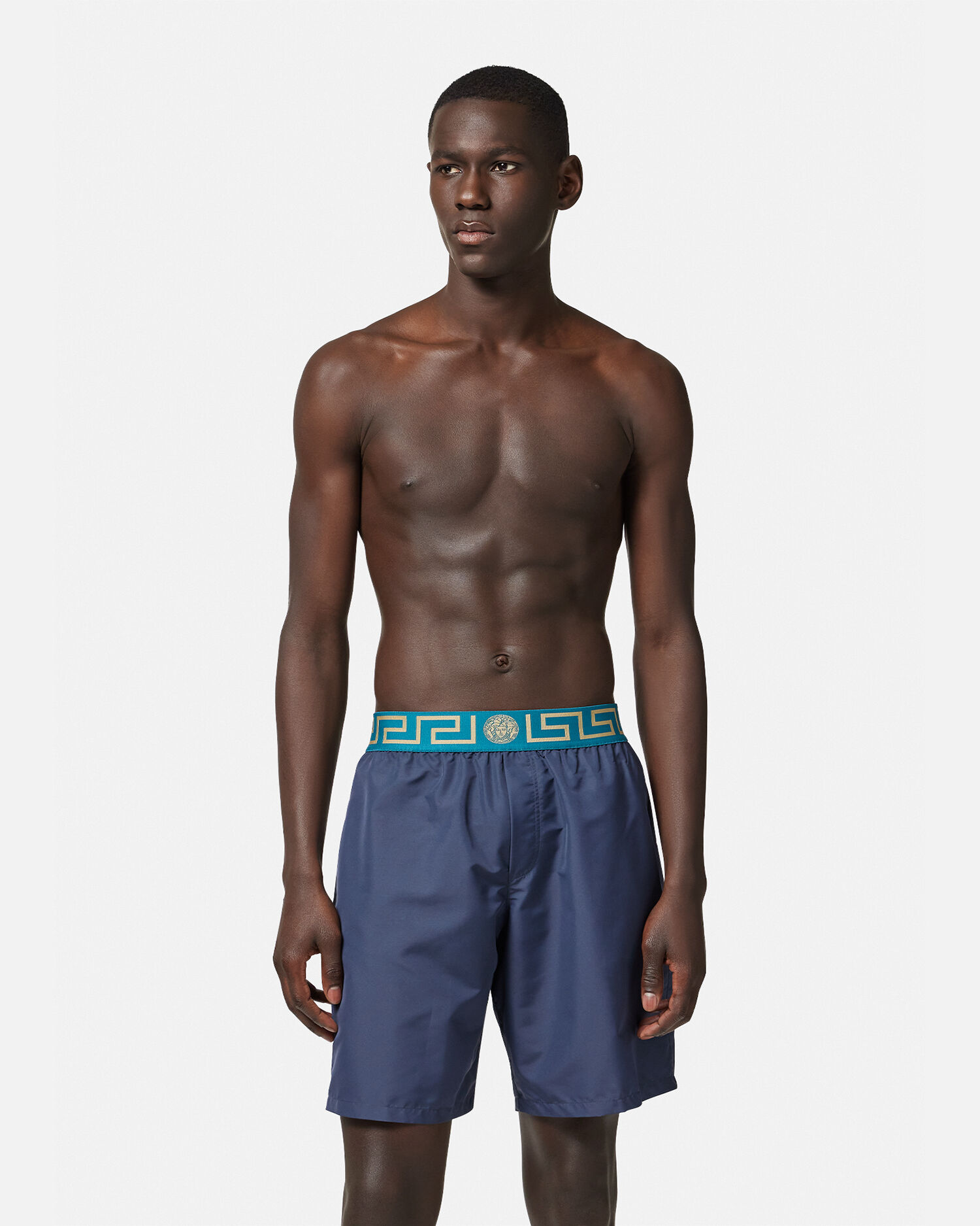 Greca Border Boardshorts Versace US