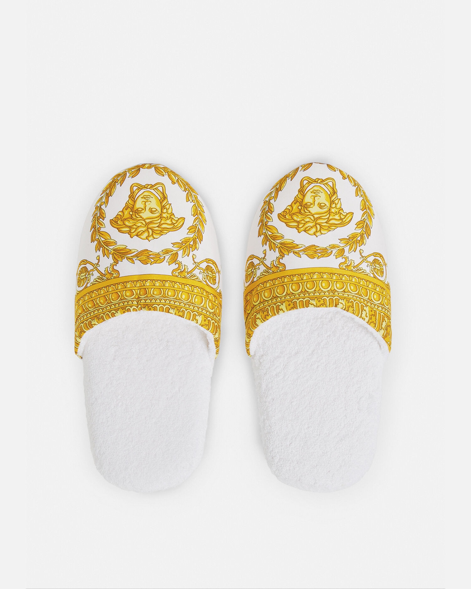 I Baroque Slippers White Versace US