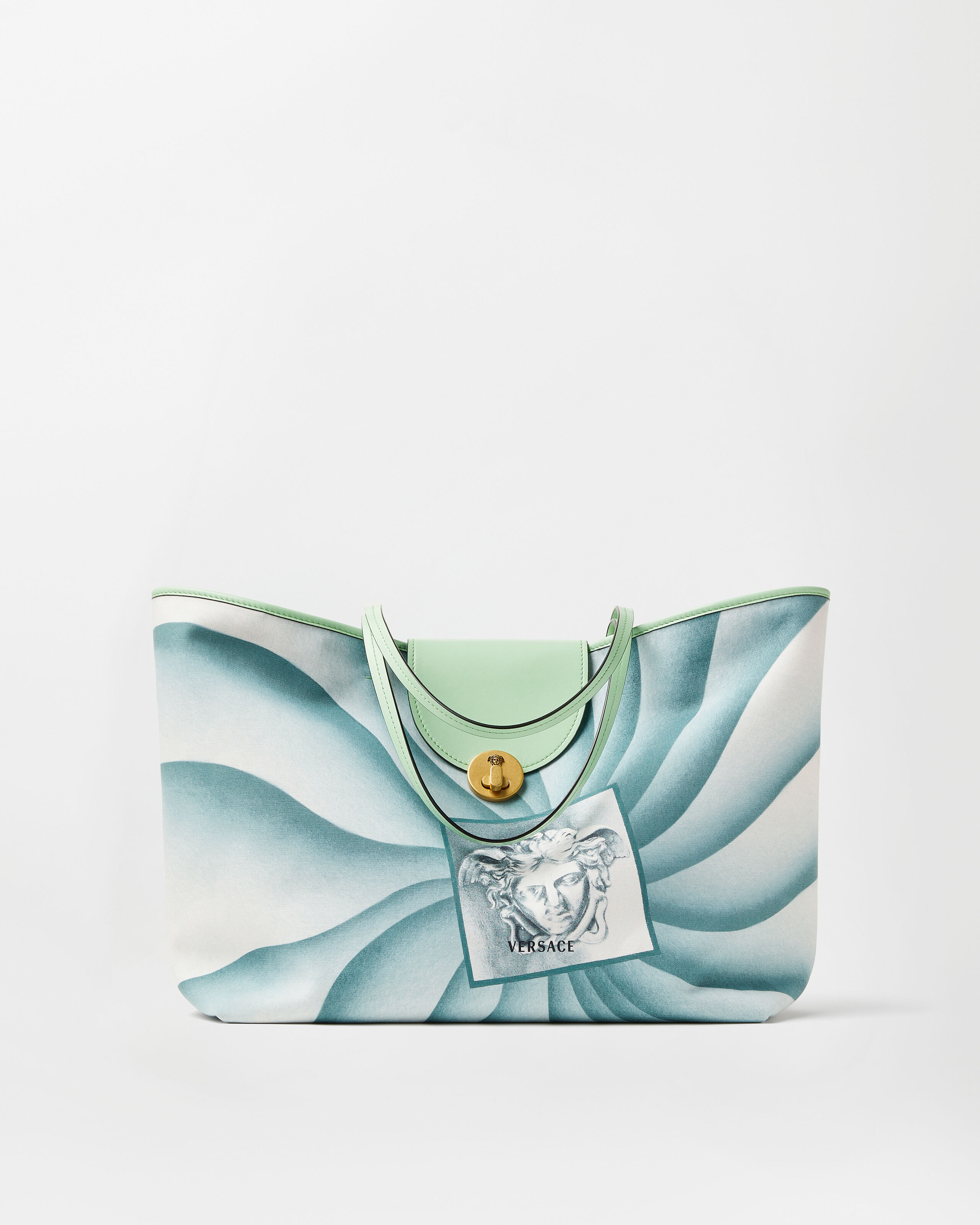 Versace vivian printed large canvas tote