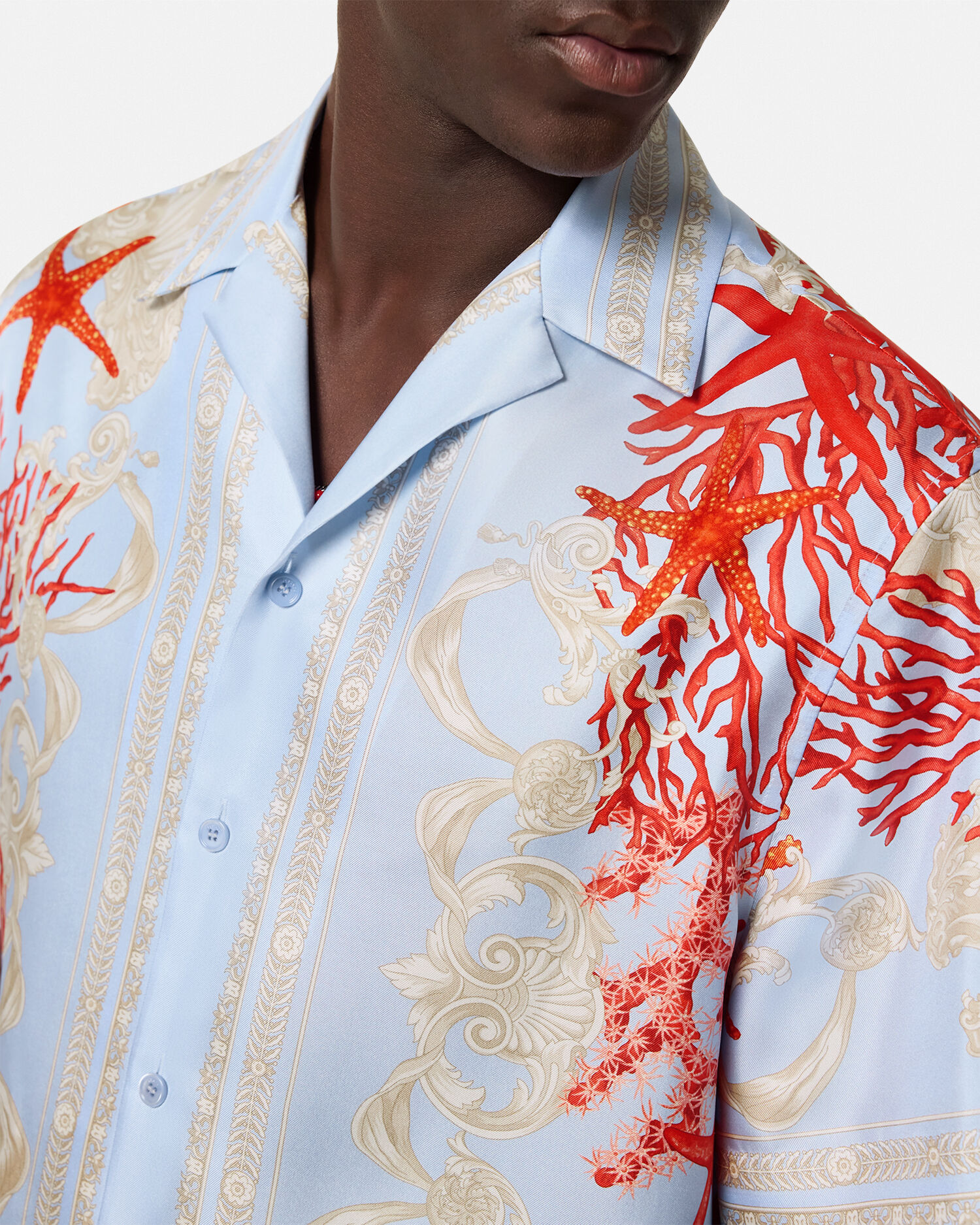 Camicia versace blu top