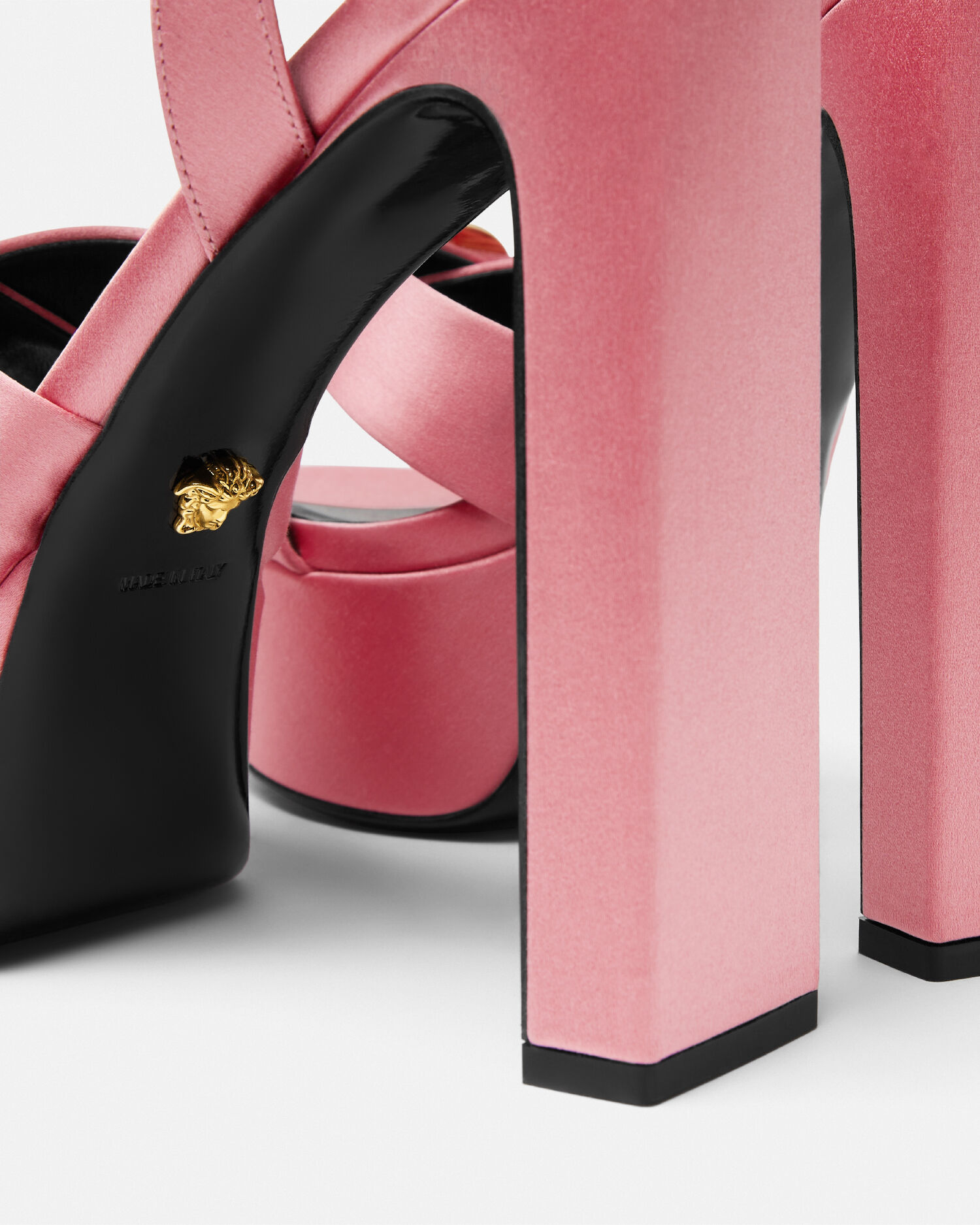 Pink ribbon sandals clearance
