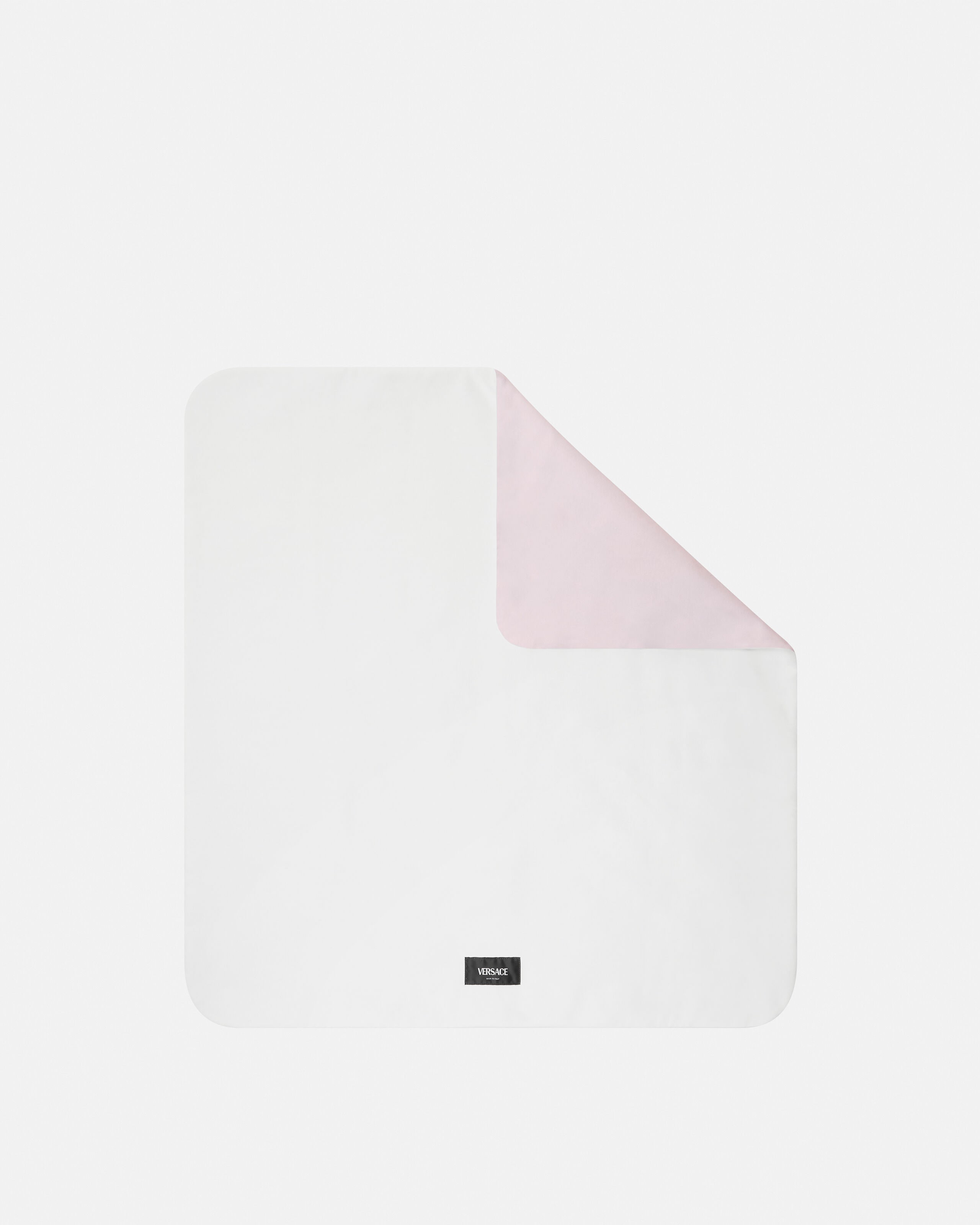 Baby Printed Cotton-Jersey Padded Blanket Pink | VERSACE