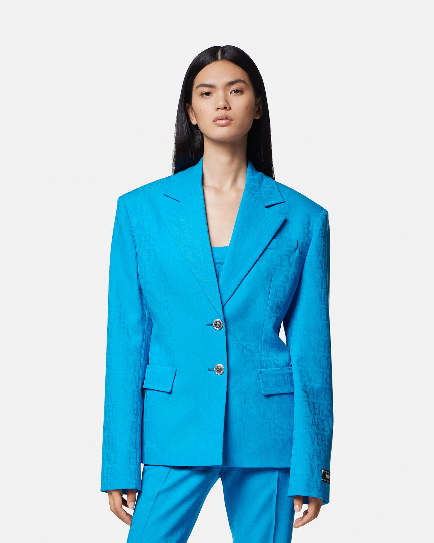 Versace Allover Jacquard Blazer