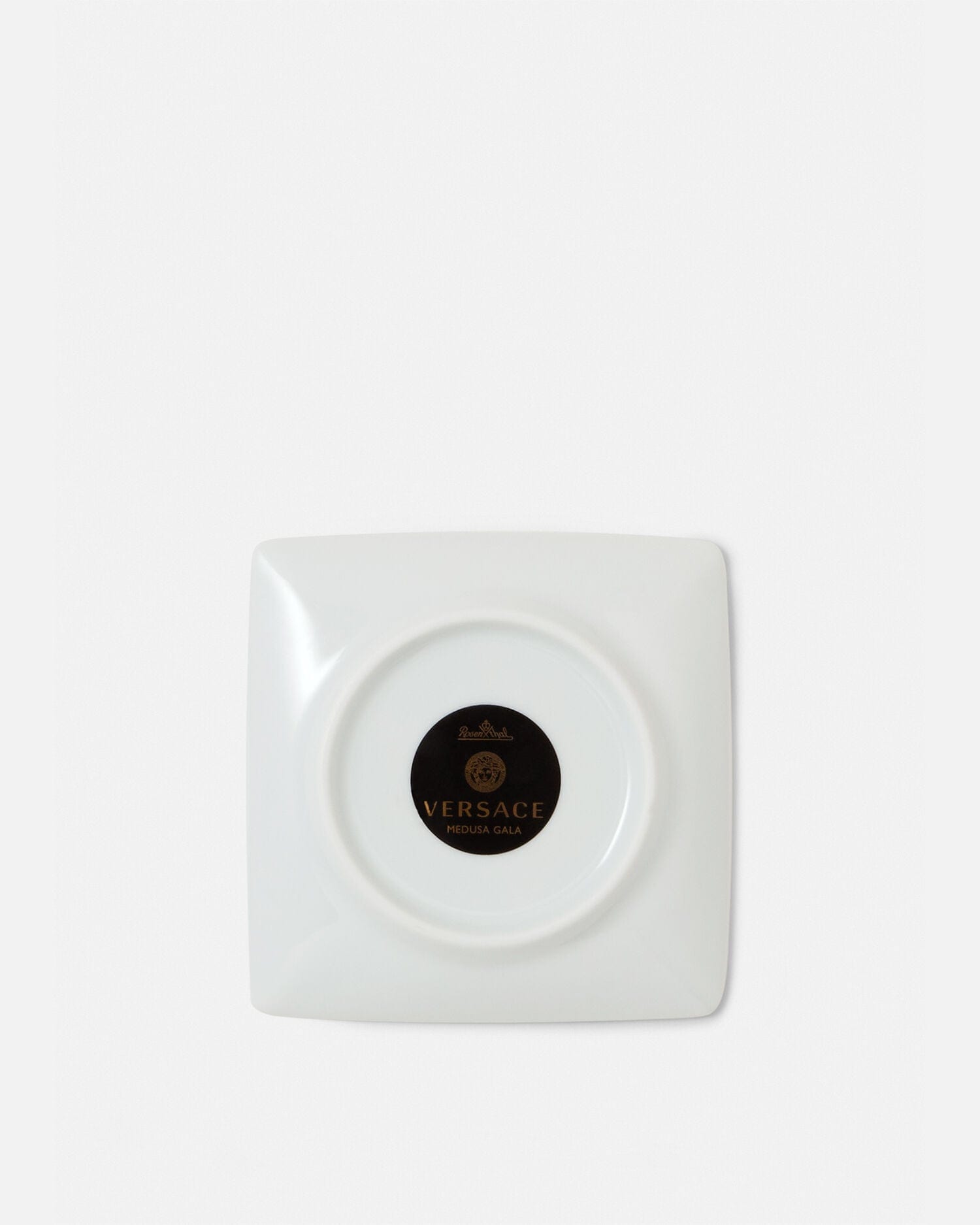 VERSACE Rosenthal Medusa Gala プレート　角皿 Medusa Gala Small Square Plate 12 cm White | VERSACE US