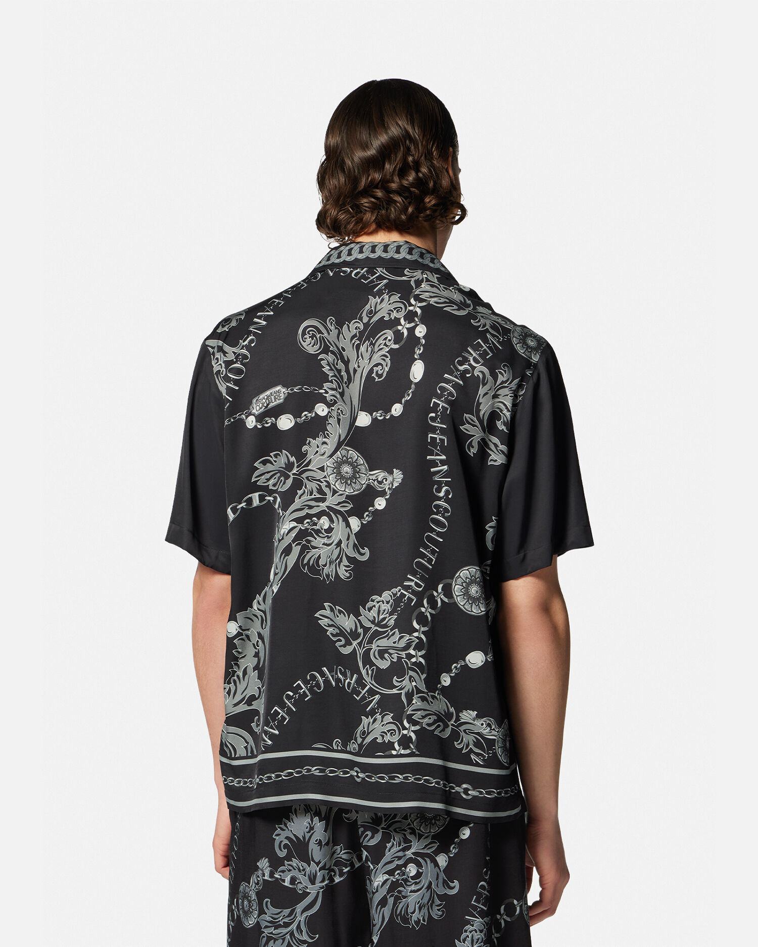 Camisa versace manga corta outlet