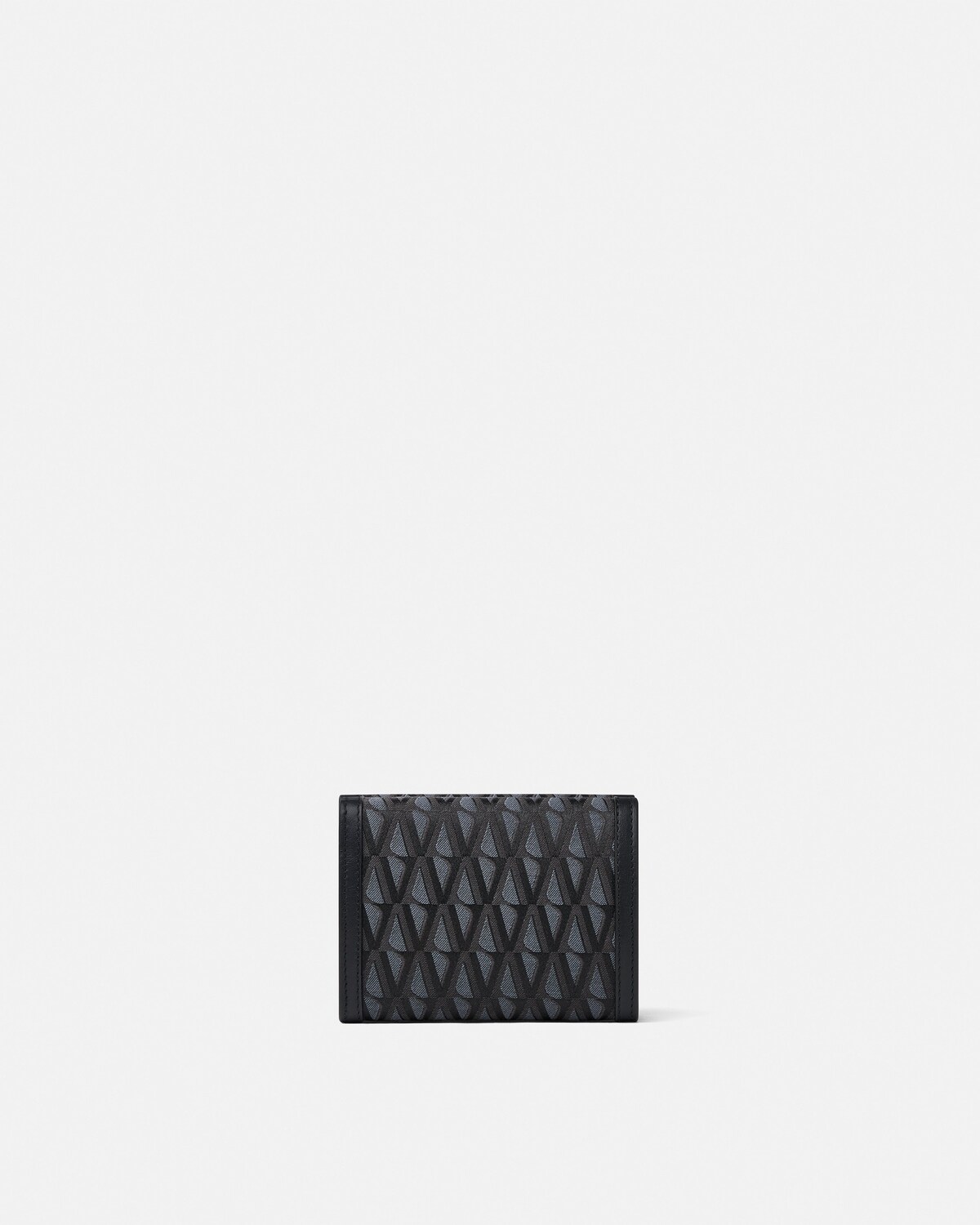 La Medusa V Jacquard Wallet Black+Gold 3