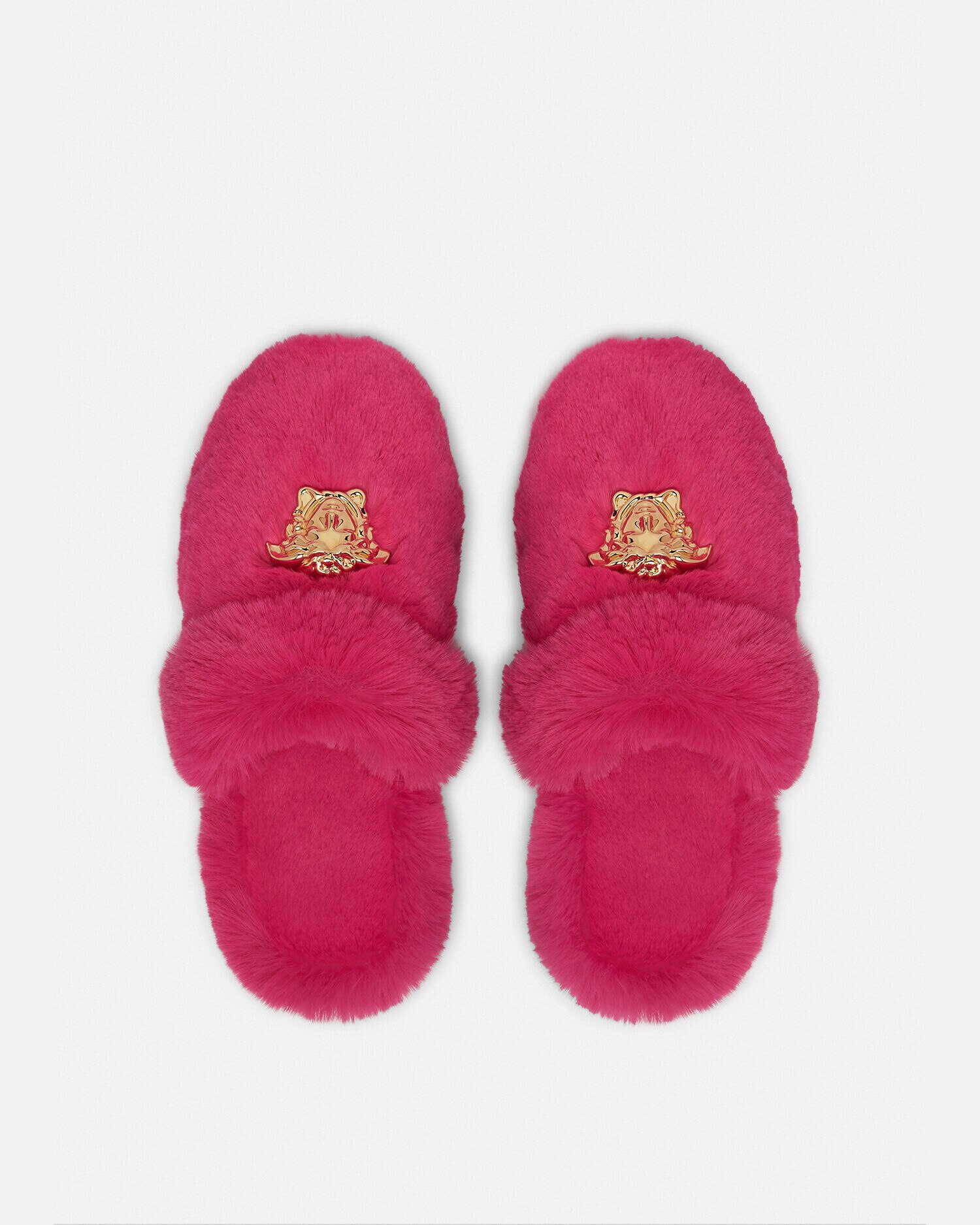 Versace fur slippers cheap