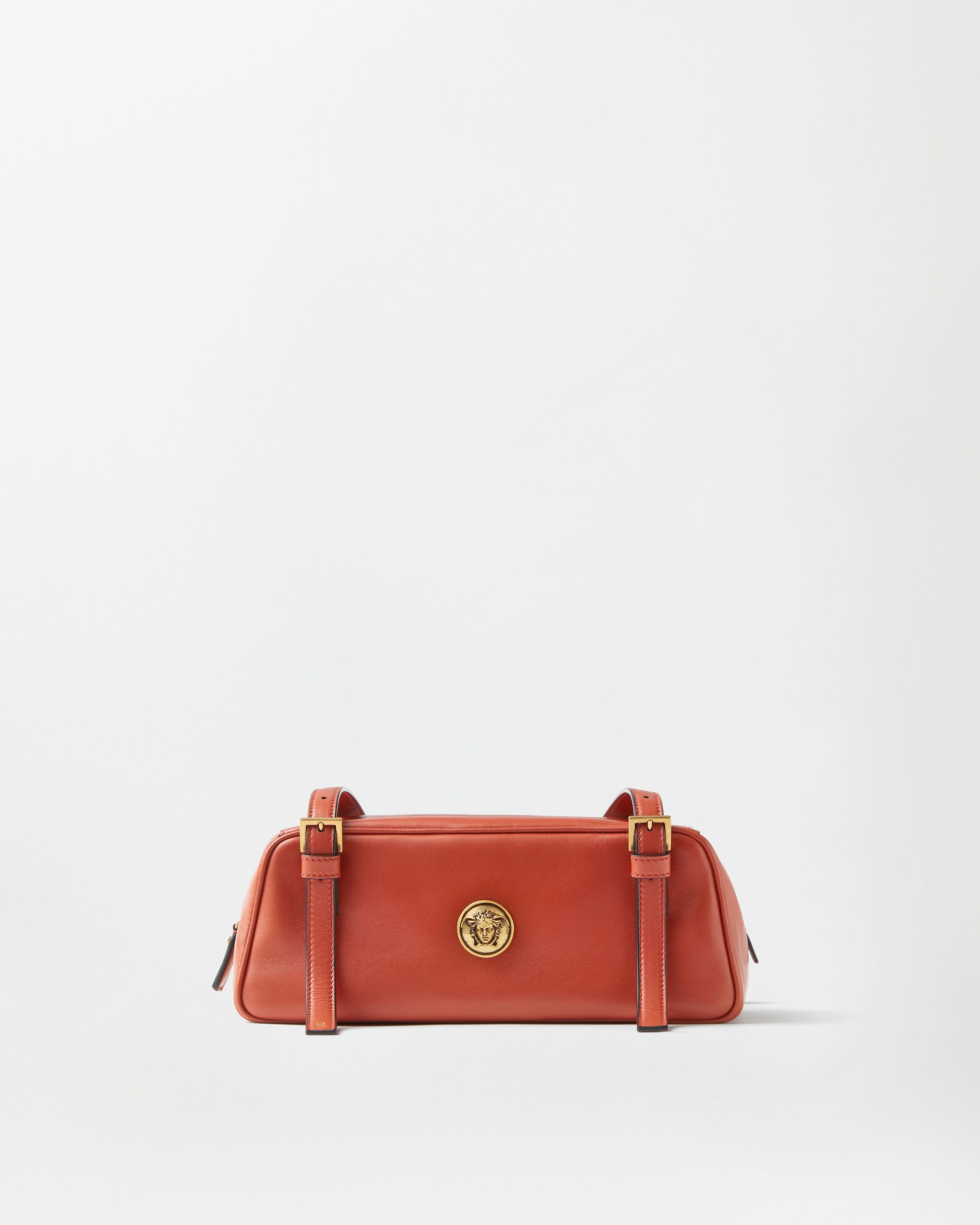 Versace embleme nappa bowling bag