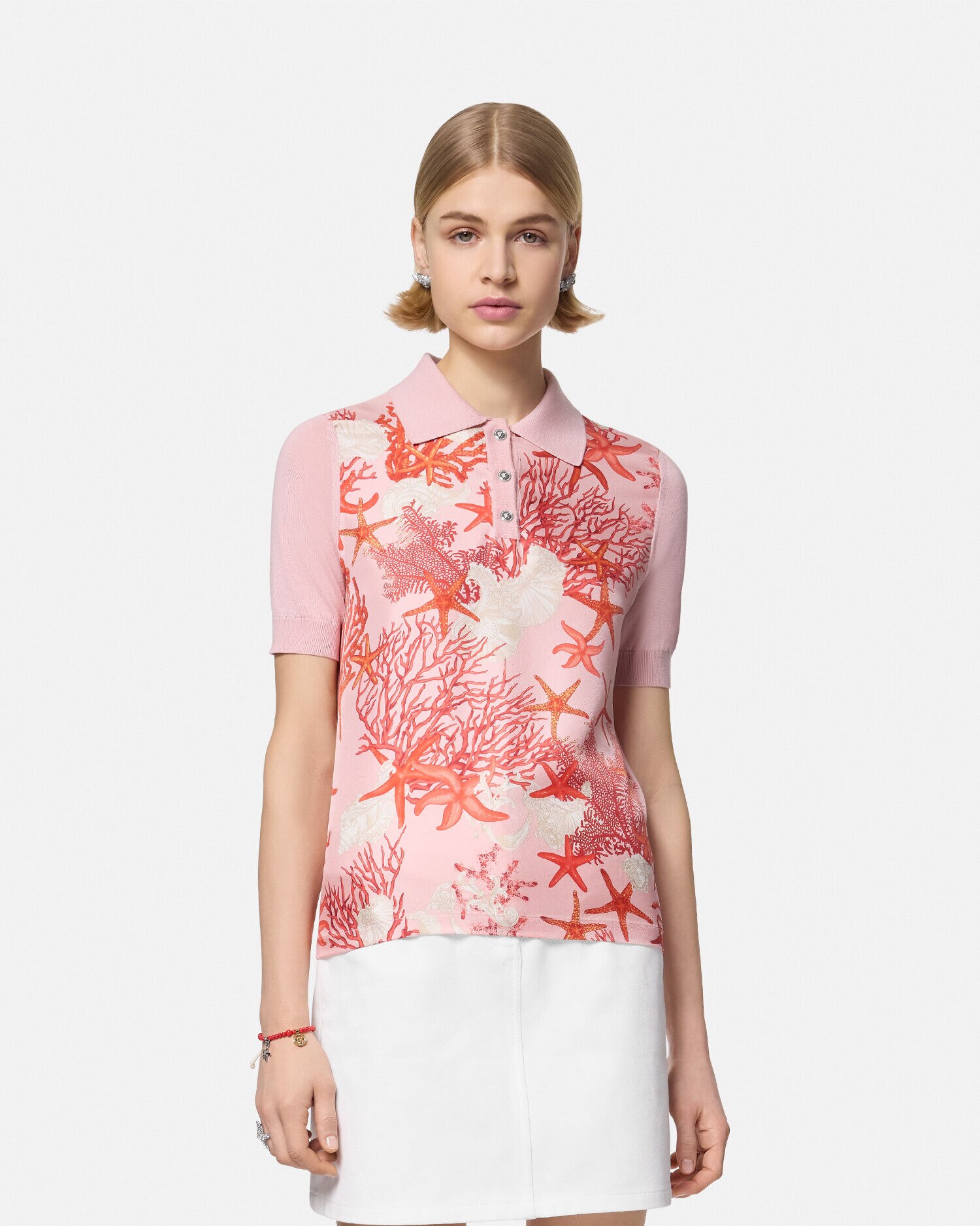 Maglia versace rosa store