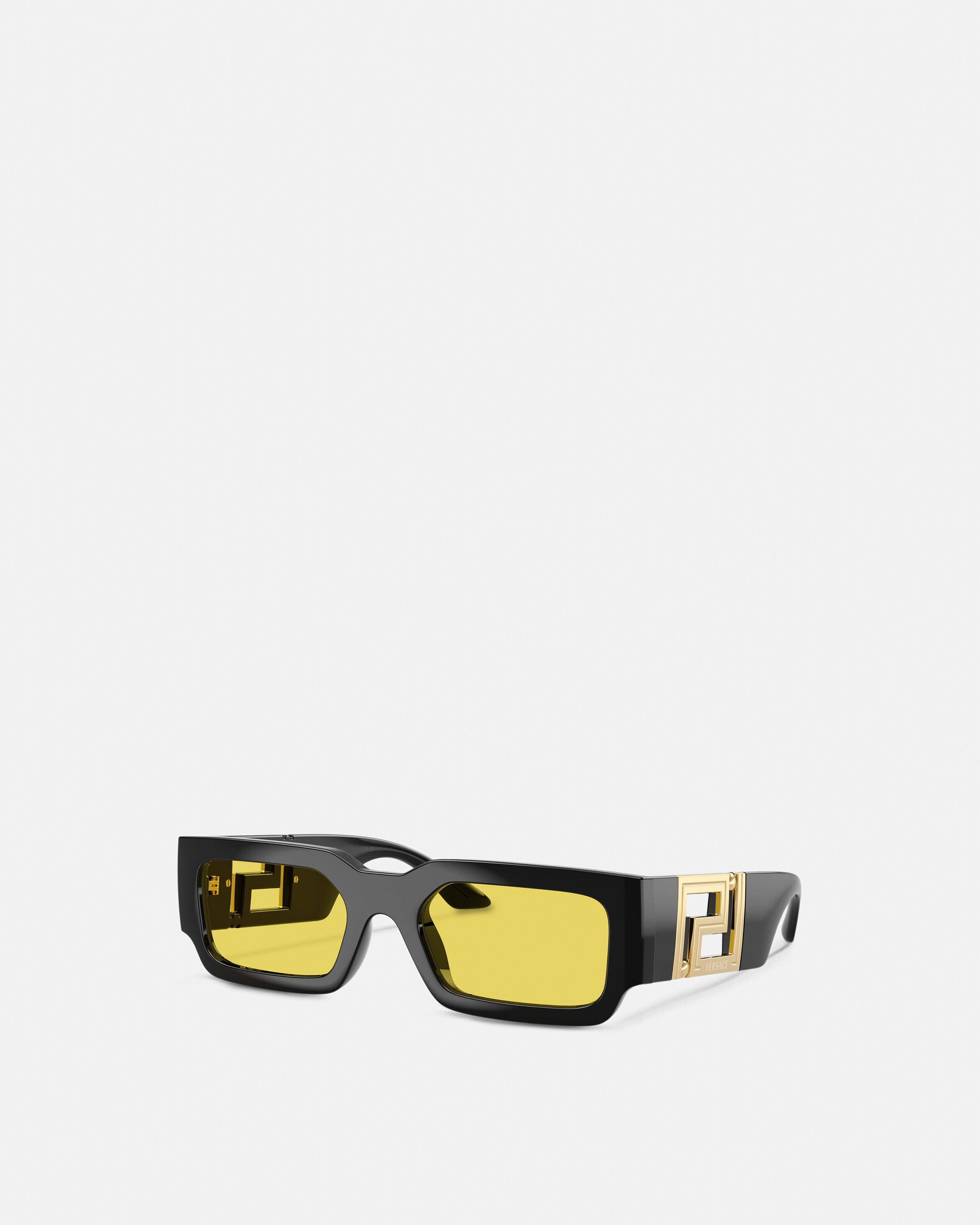 VERSACE　サングラス　ユニセックス Greca Maxi Sunglasses Black,Gold | VERSACE US