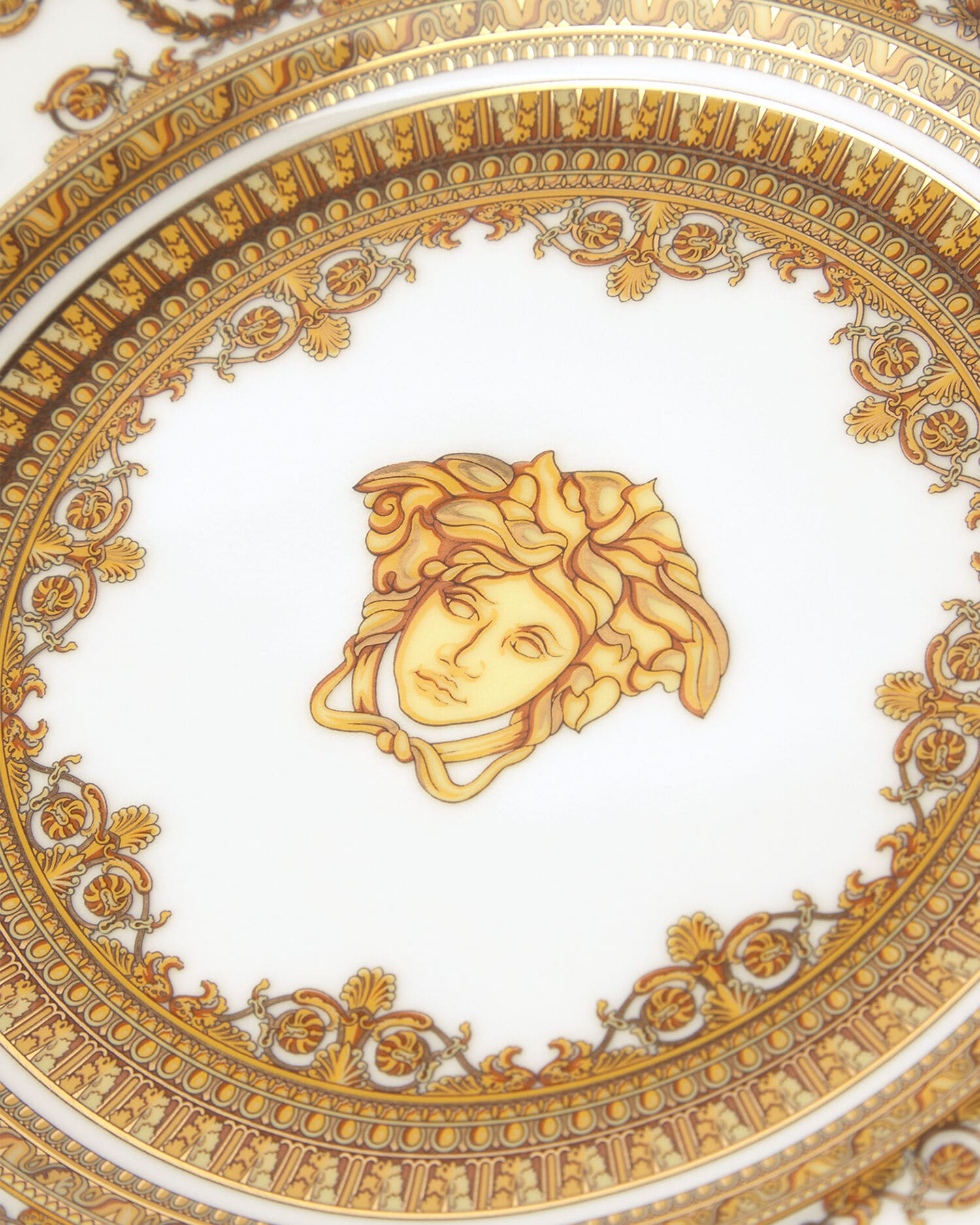 I ♡ Baroque Plate 18 cm White,Print | VERSACE