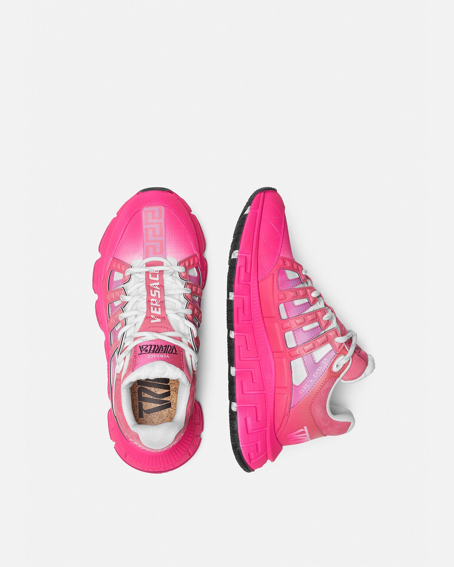Versace store pink sneakers