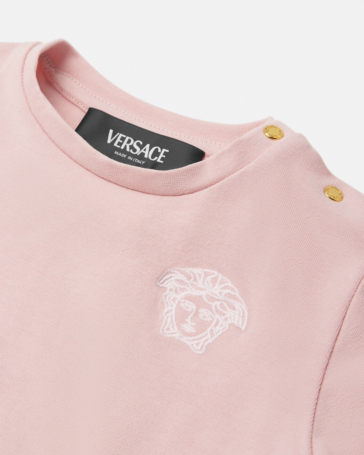 Versace Greca Baby T Shirt female Light Pink 24M