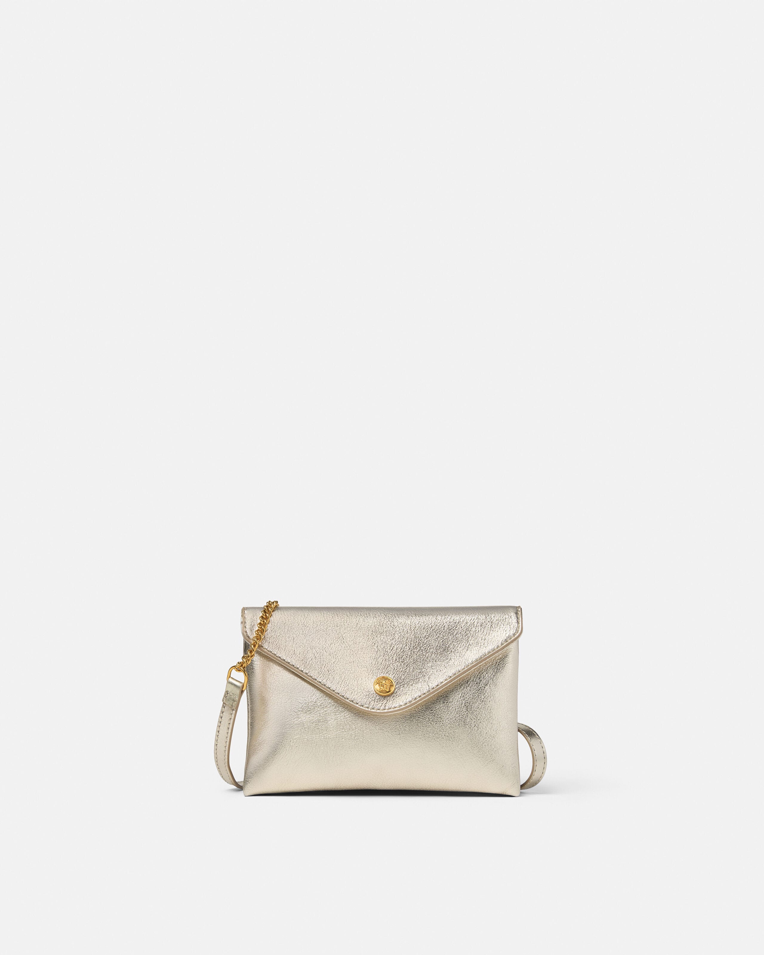 Kids Metallic Crossbody Bag Silver,Gold | VERSACE