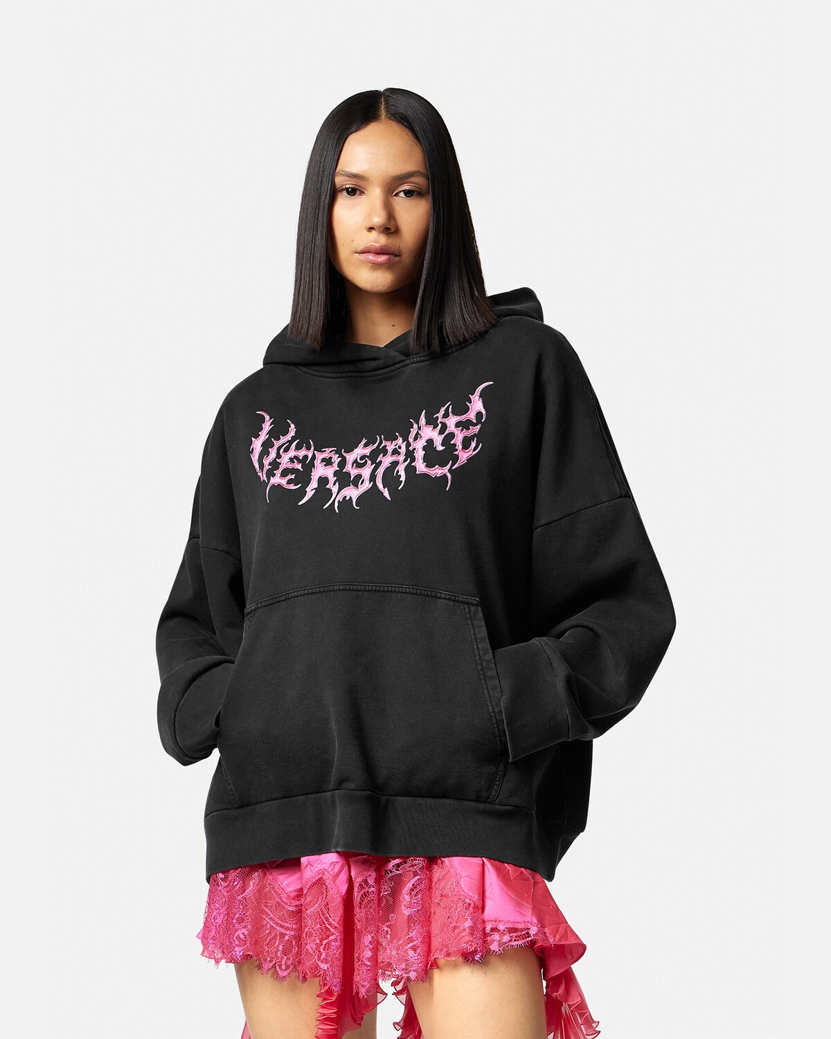 Versace Logo Hoodie for Women US Online Store