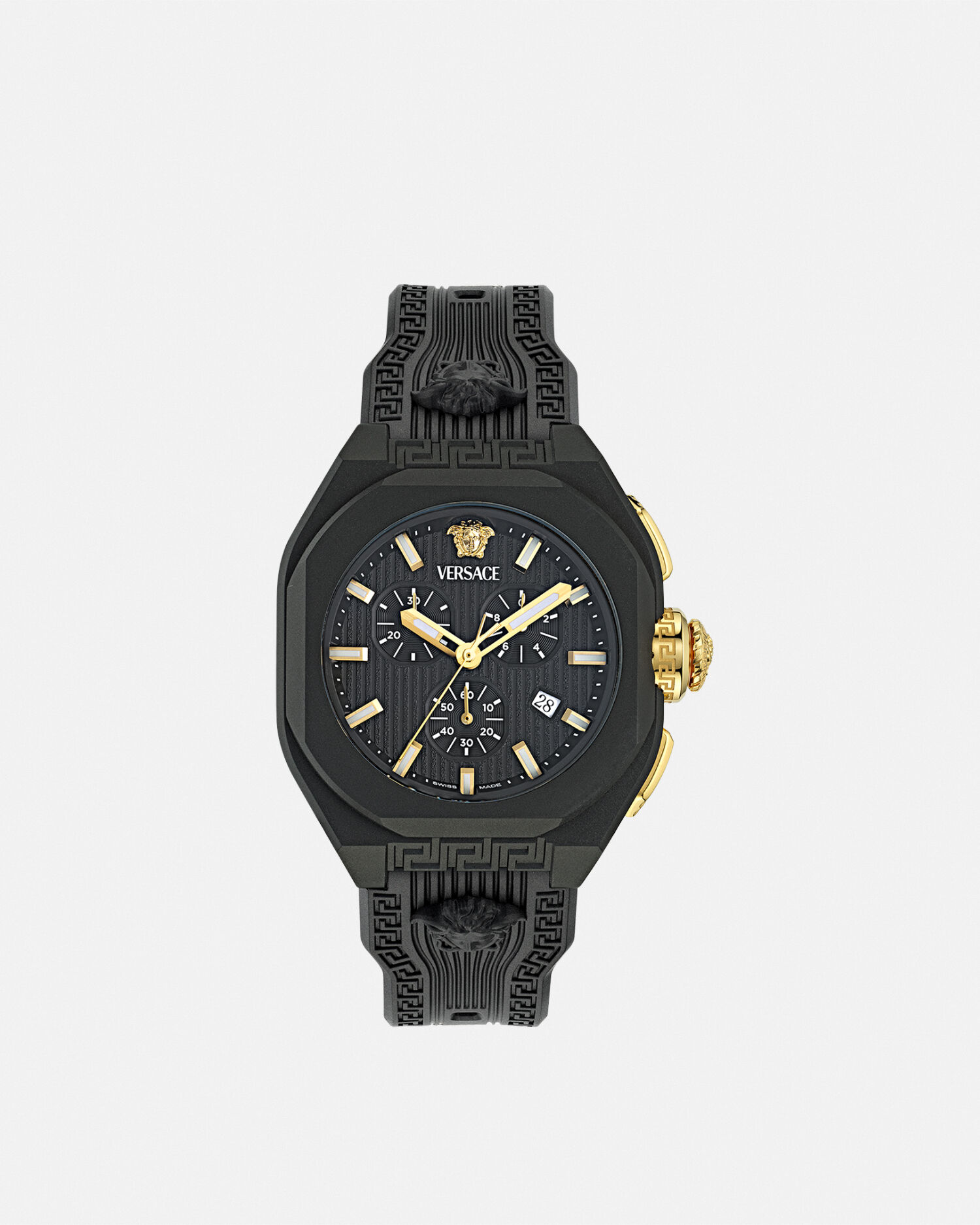 V-Legend Chrono Watch Black | VERSACE US