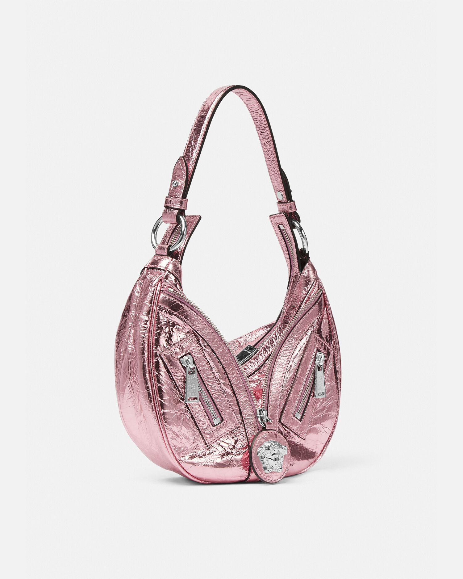 Bolso best sale rosa metalizado