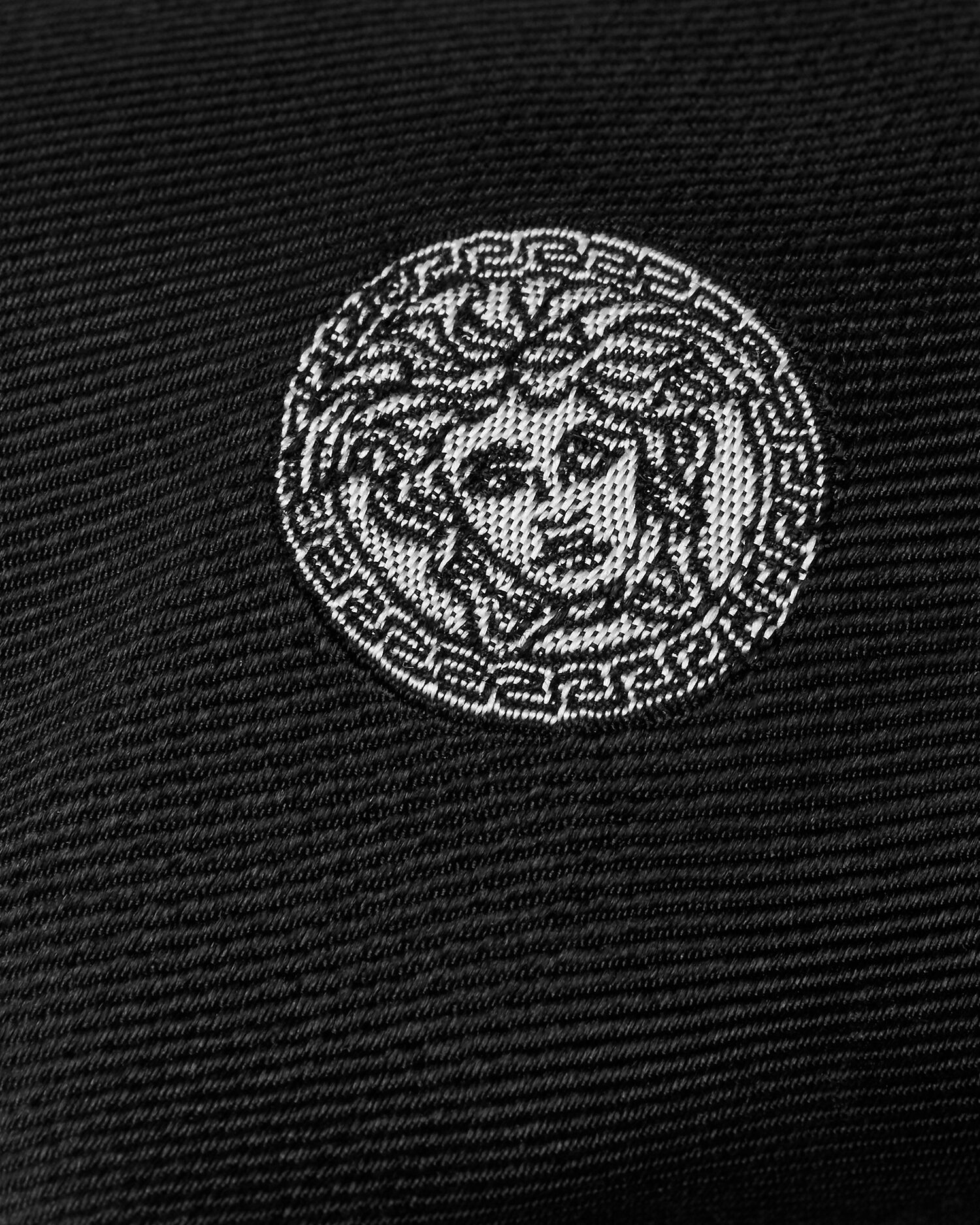 最先端 Medusa Silk Tie Black | VERSACE US 小物