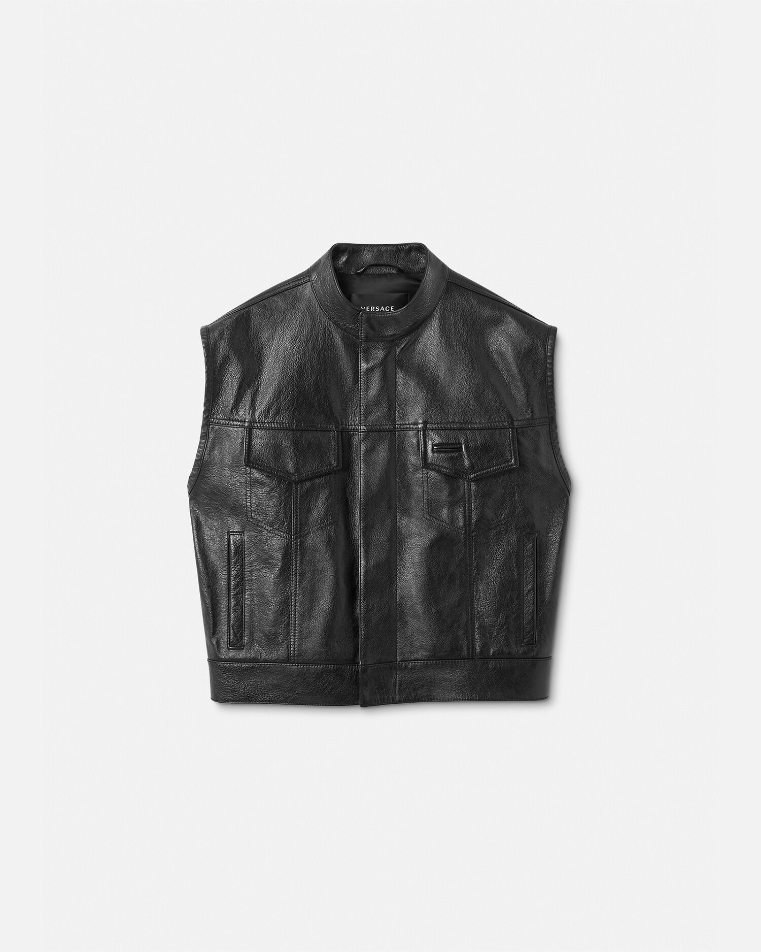 Leather vest store shop