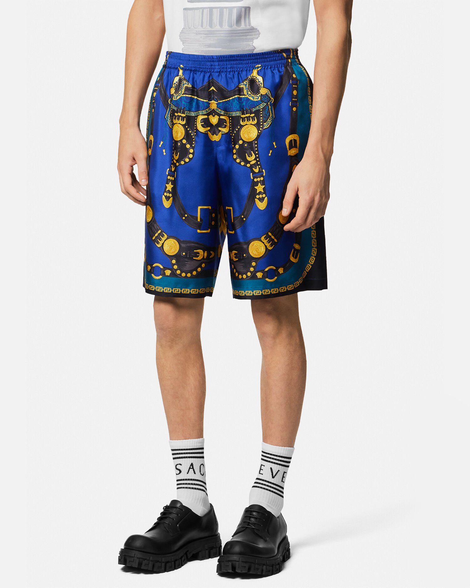 Versace store medusa shorts