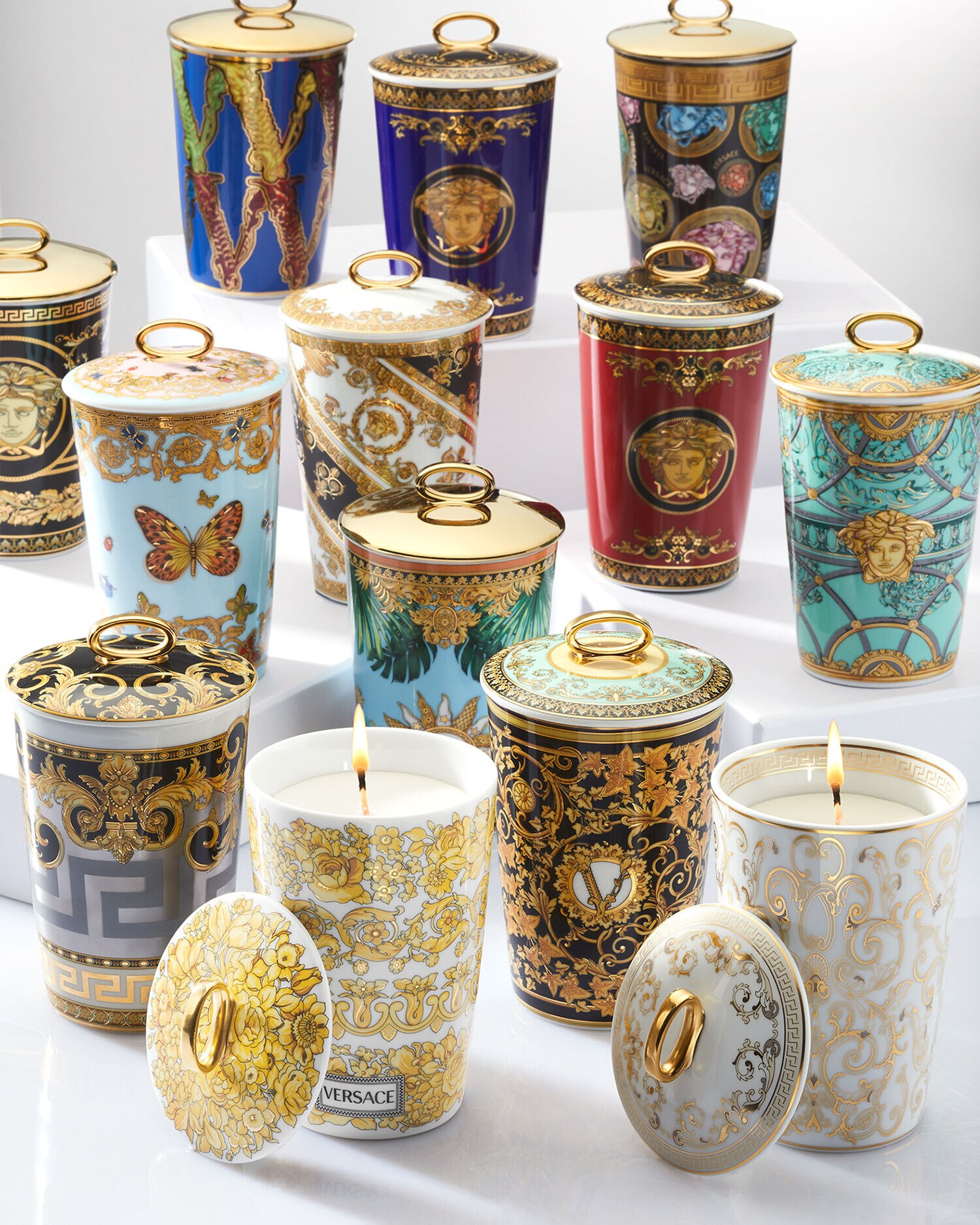 Prestige Gala Scented Candle Print | VERSACE US