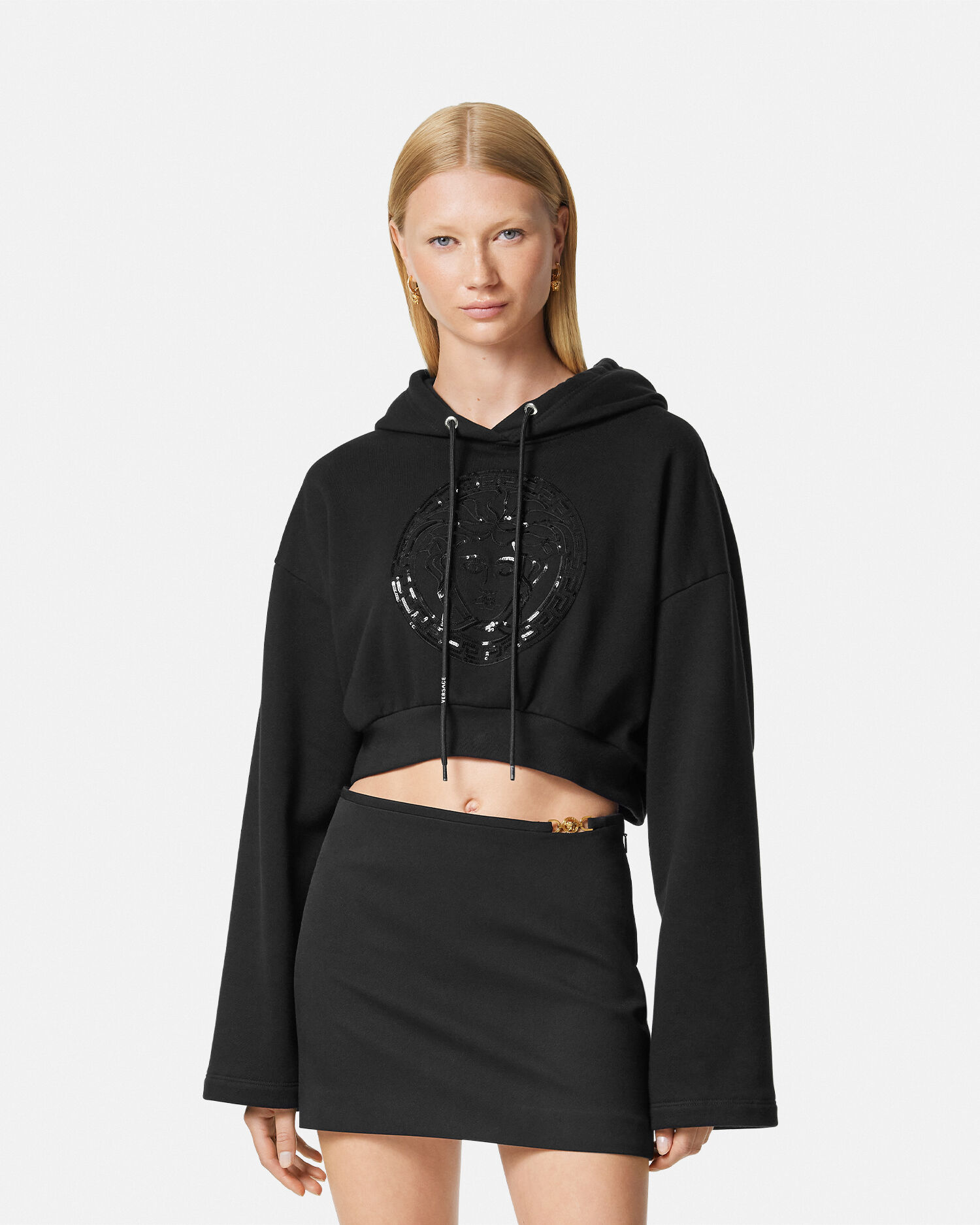 Versace shop cropped hoodie