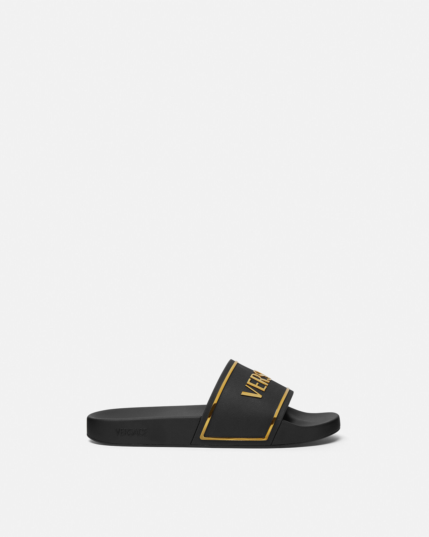 Versace sliders black outlet