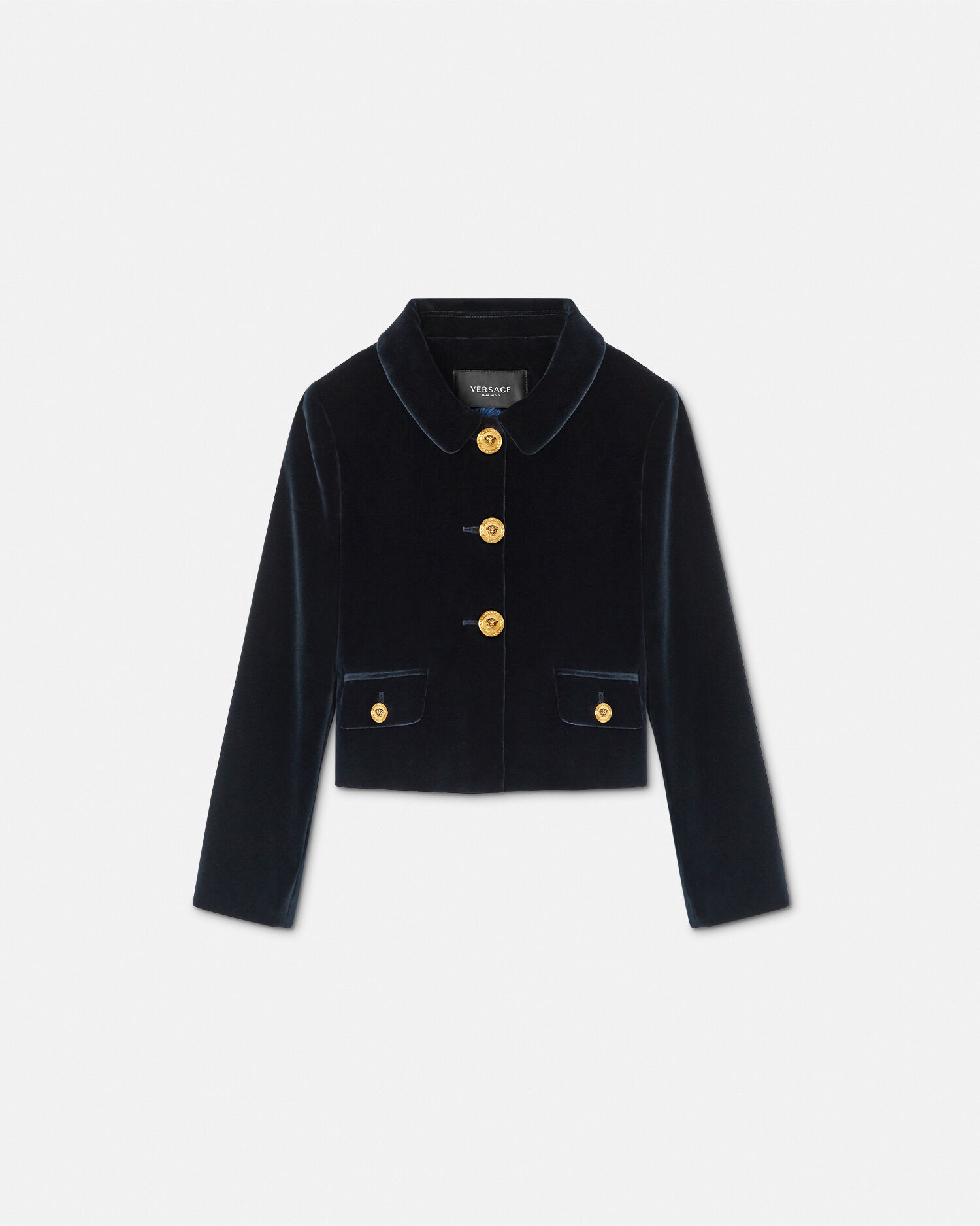 Versace velour jacket discount