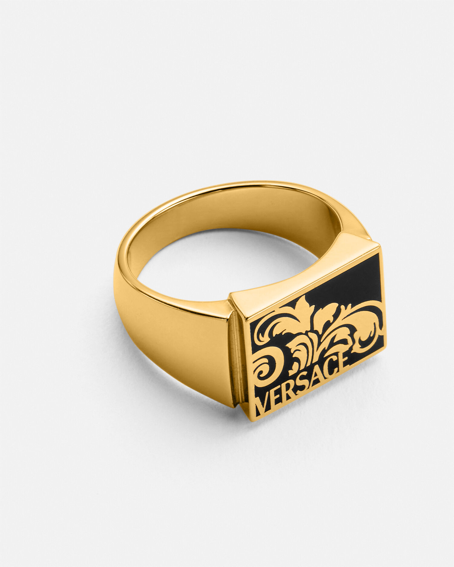 Versace Palmette Ring Gold | VERSACE US