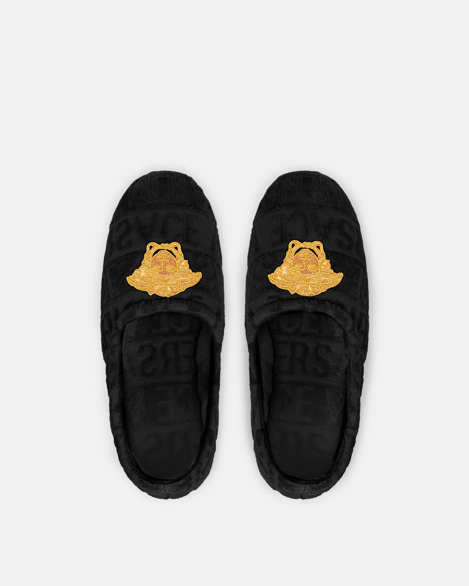 Versace Versace Allover Medusa Slippers Home Collection Online